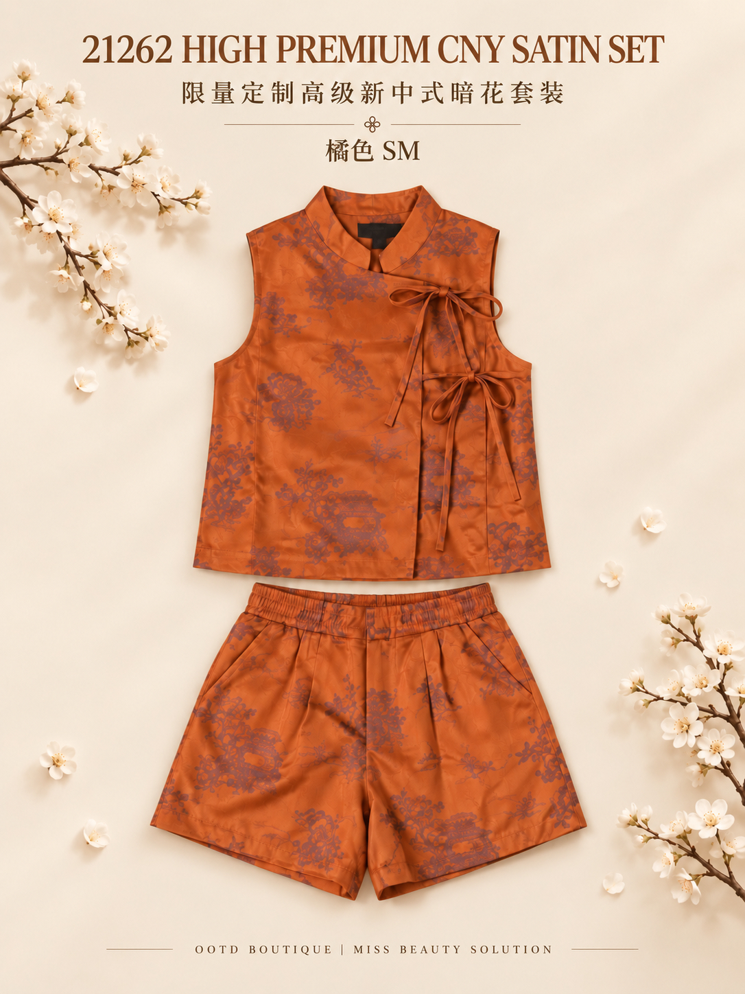 21262 HIGH PREMIUM CNY SATIN SET