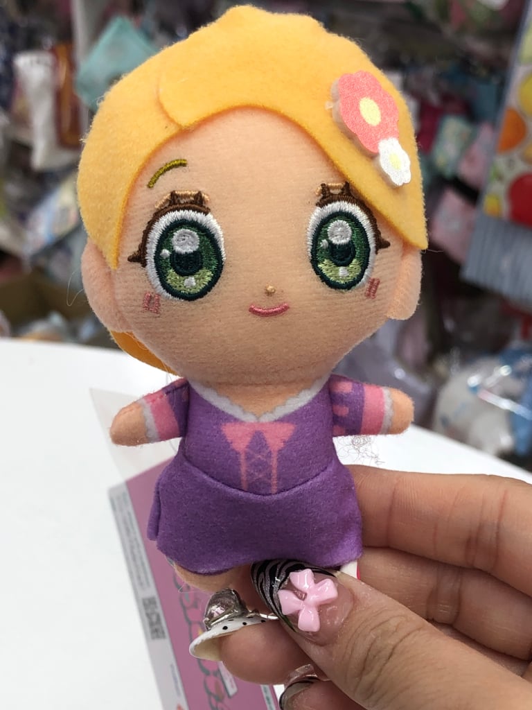 日本直送日本版長髮公主貝兒公主美人魚公仔掛飾 