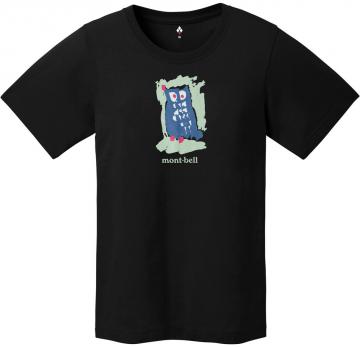 Montbell Women's Pear Skin Cotton Tee Owl 2104895