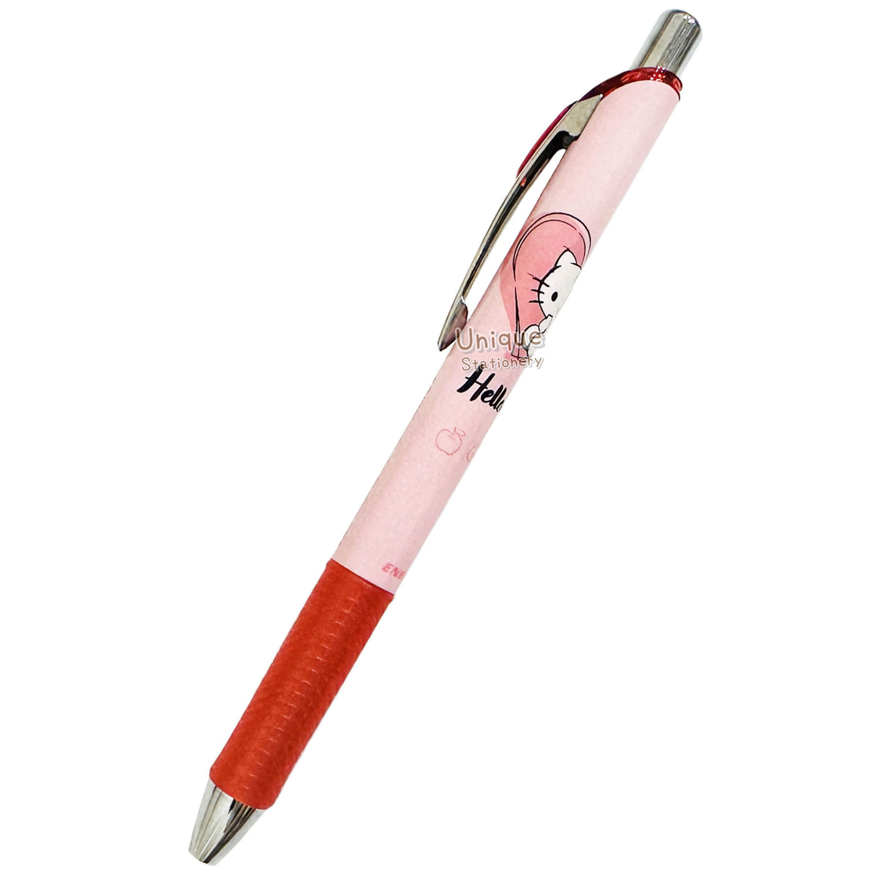 現貨｜Sanrio Hello Kitty 日本製 Pentel EnerGel 0.5mm 黑色 啫喱筆 (229472)