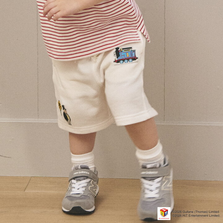 🇯🇵預訂 日本直送🇯🇵Petit Main x Thomas湯瑪士小火車系列三色刺繡棉質短褲