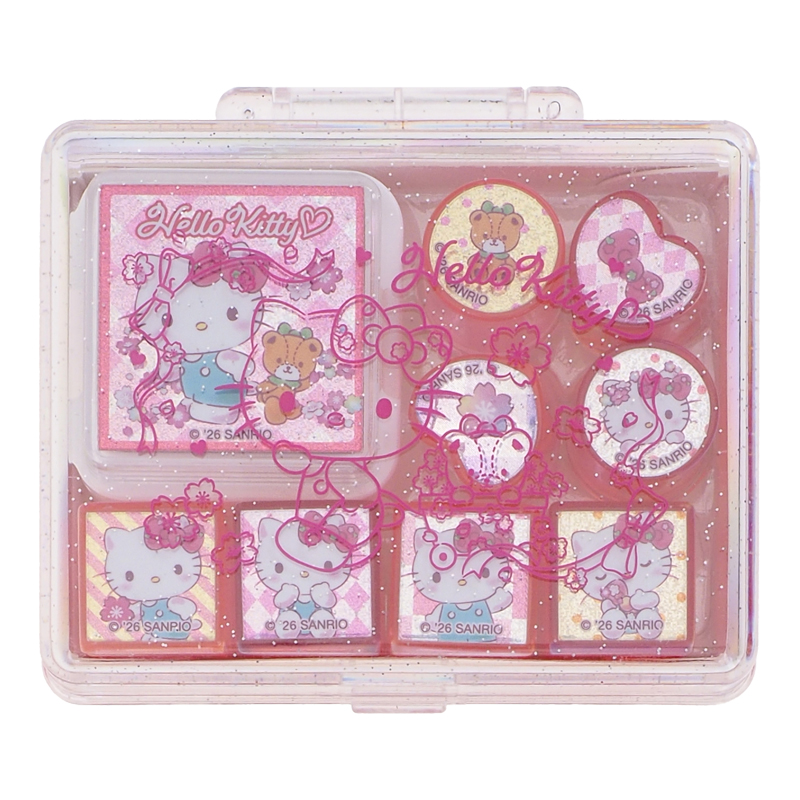 Hello Kitty Mini Stamp Set 迷你精美印章套裝