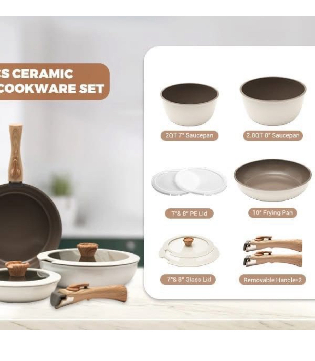 百年中華老字號張小泉 星石系列廚具套13件套黑柄