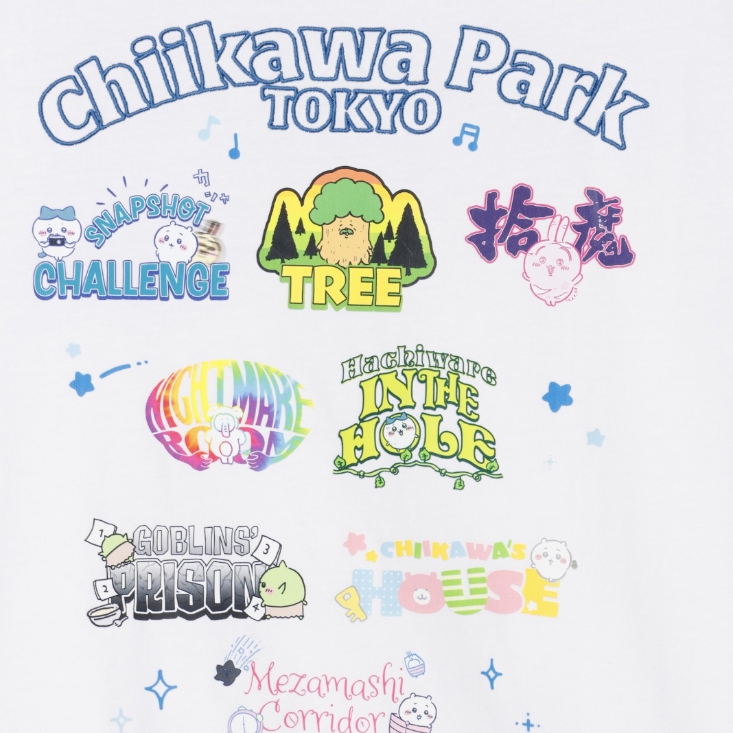 Chiikawa park限定 tee｜預訂