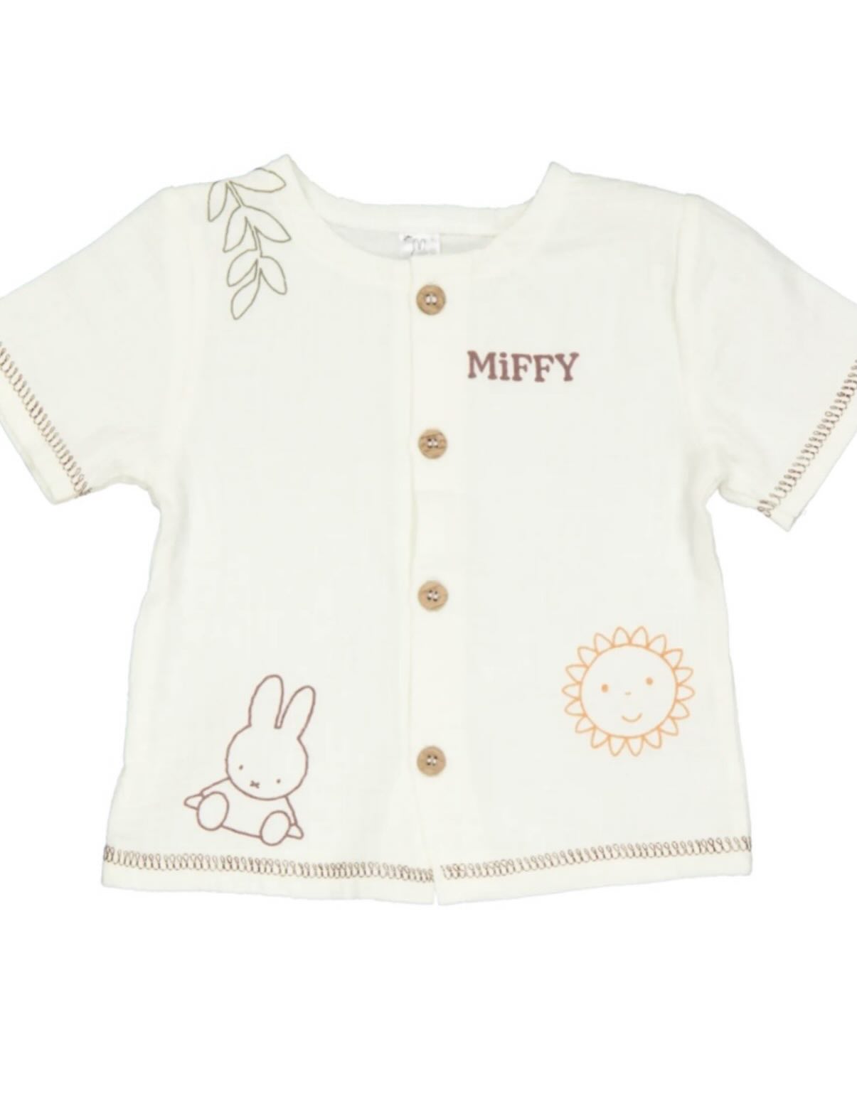 Miffy baby shirt and shorts set (white) 