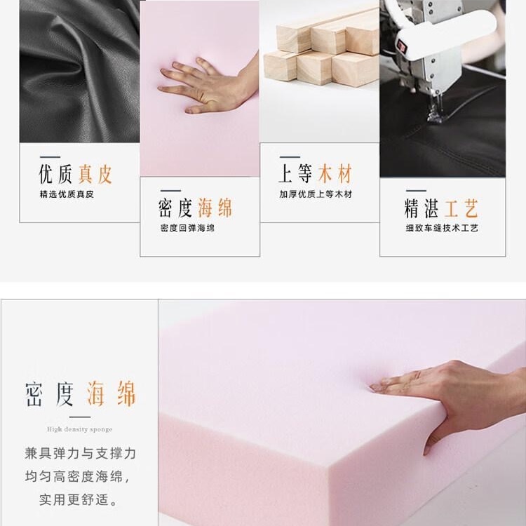 辦公室梳化簡約現代皮質經理商務老闆會客接待休息區茶几組合coffee table