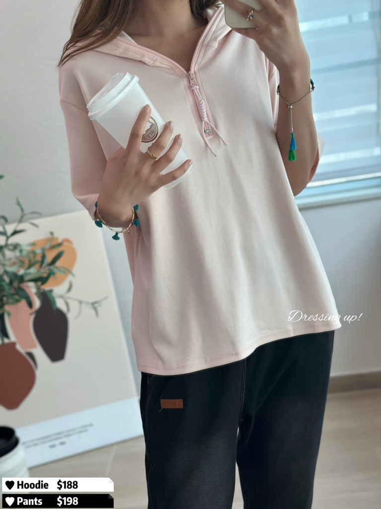 滑不溜手 ⎷ 軟棉有帽衞衣