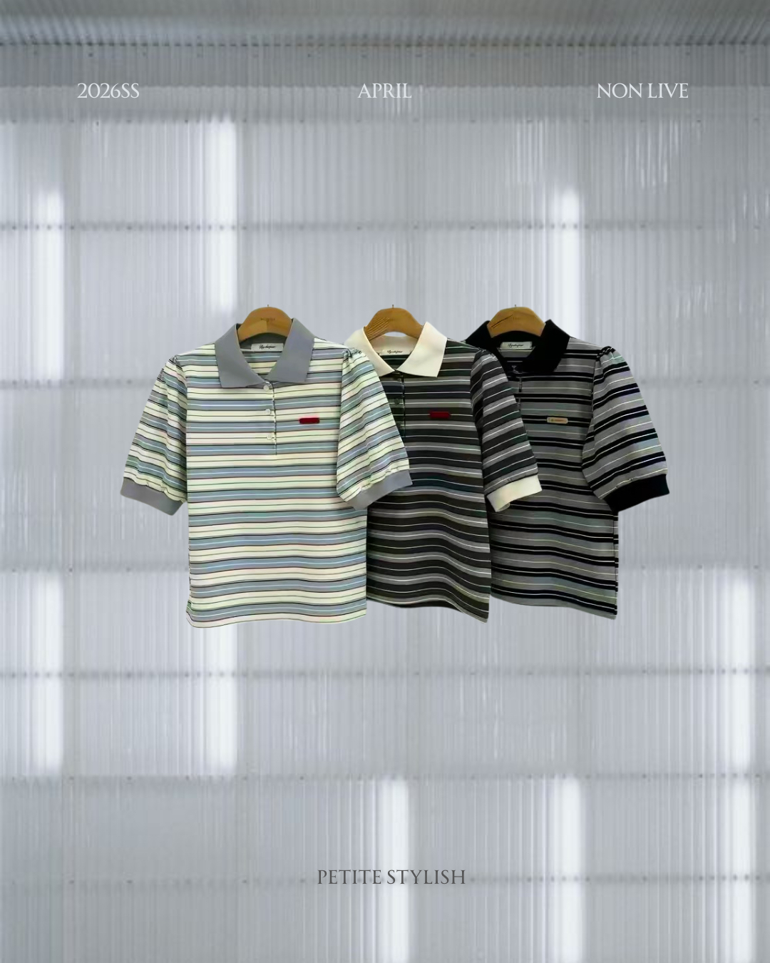 Non Live | Striped polo 