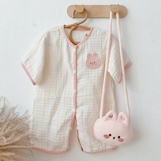 Dot to Dot 棉花糖人物斜揹袋（bunny)