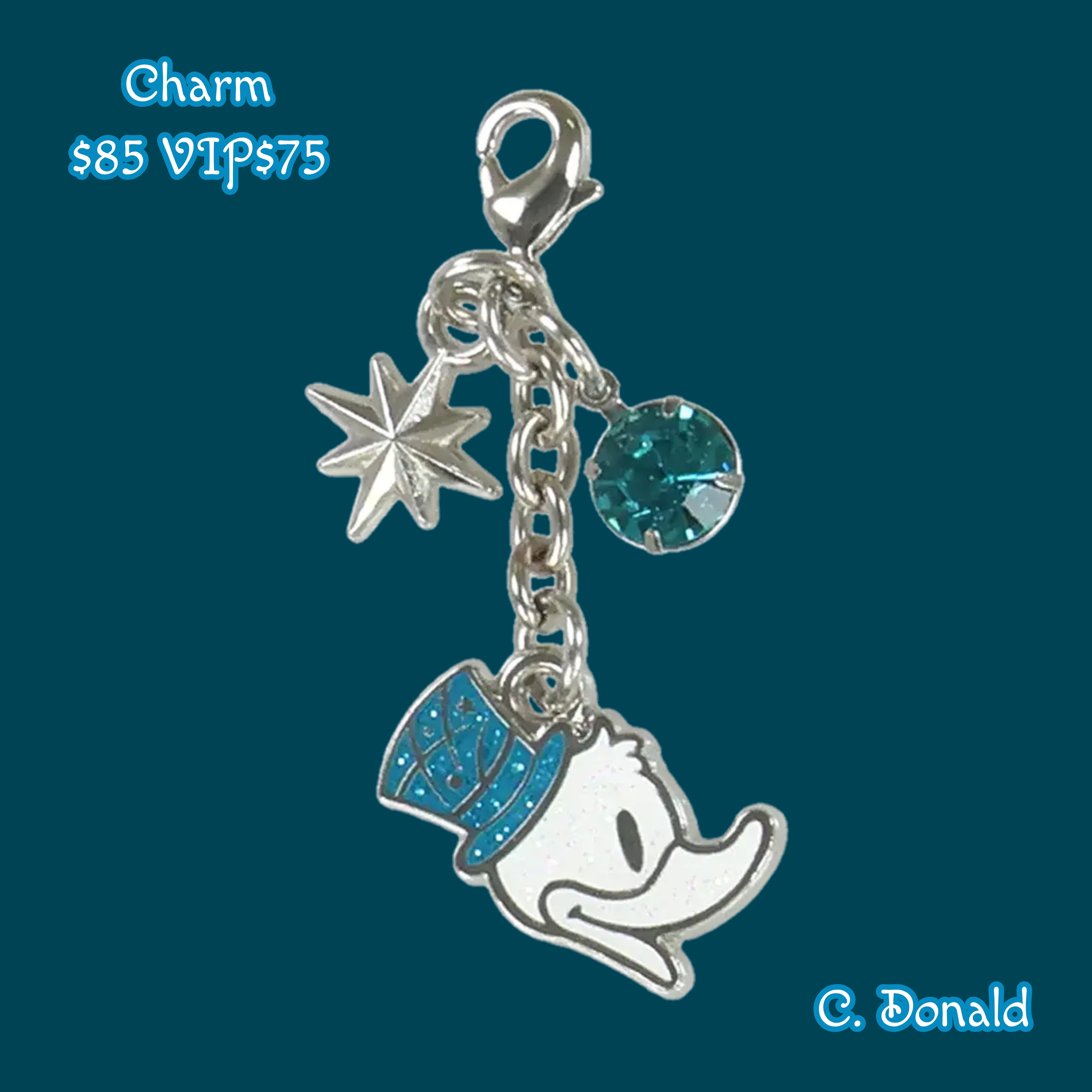 【預訂】DisneySea 25th Jubilee Badge - Charm