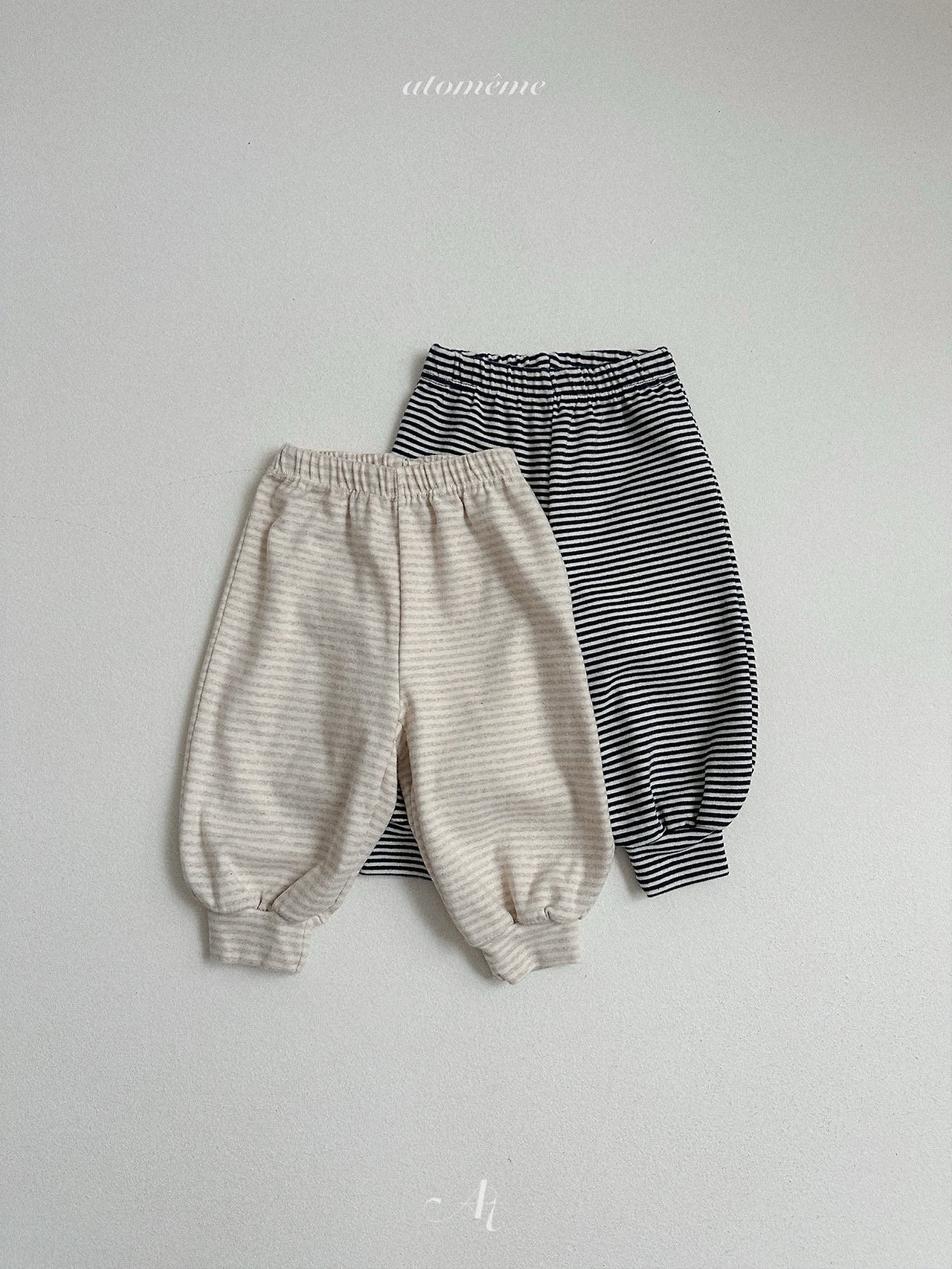 Atomeme | Bunny brown stripe pants
