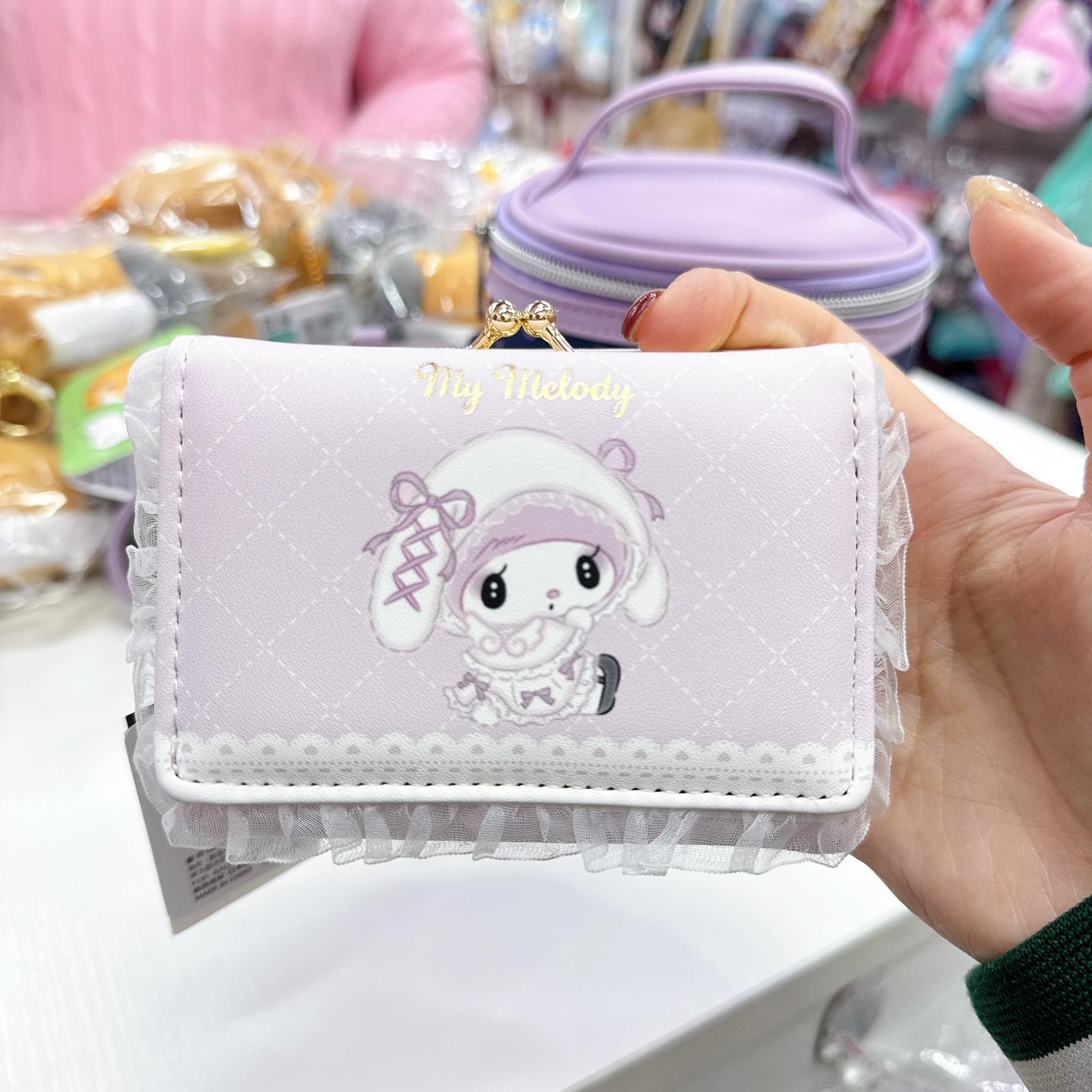 日本直送sanrio Kurumi Melody 卡套銀包化妝袋