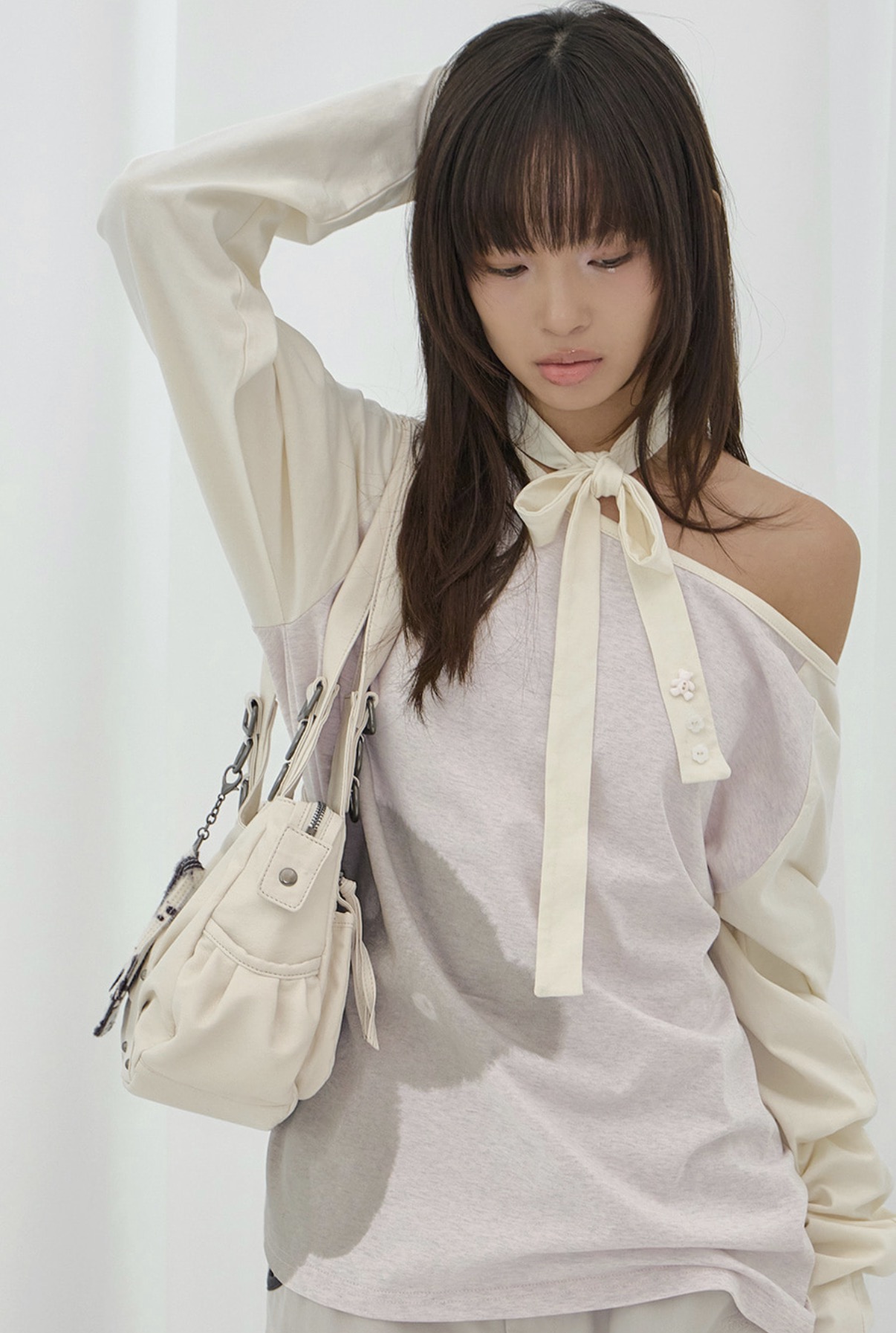 Fancyclub RANMA HOBO BAG (IVORY) F26QE983