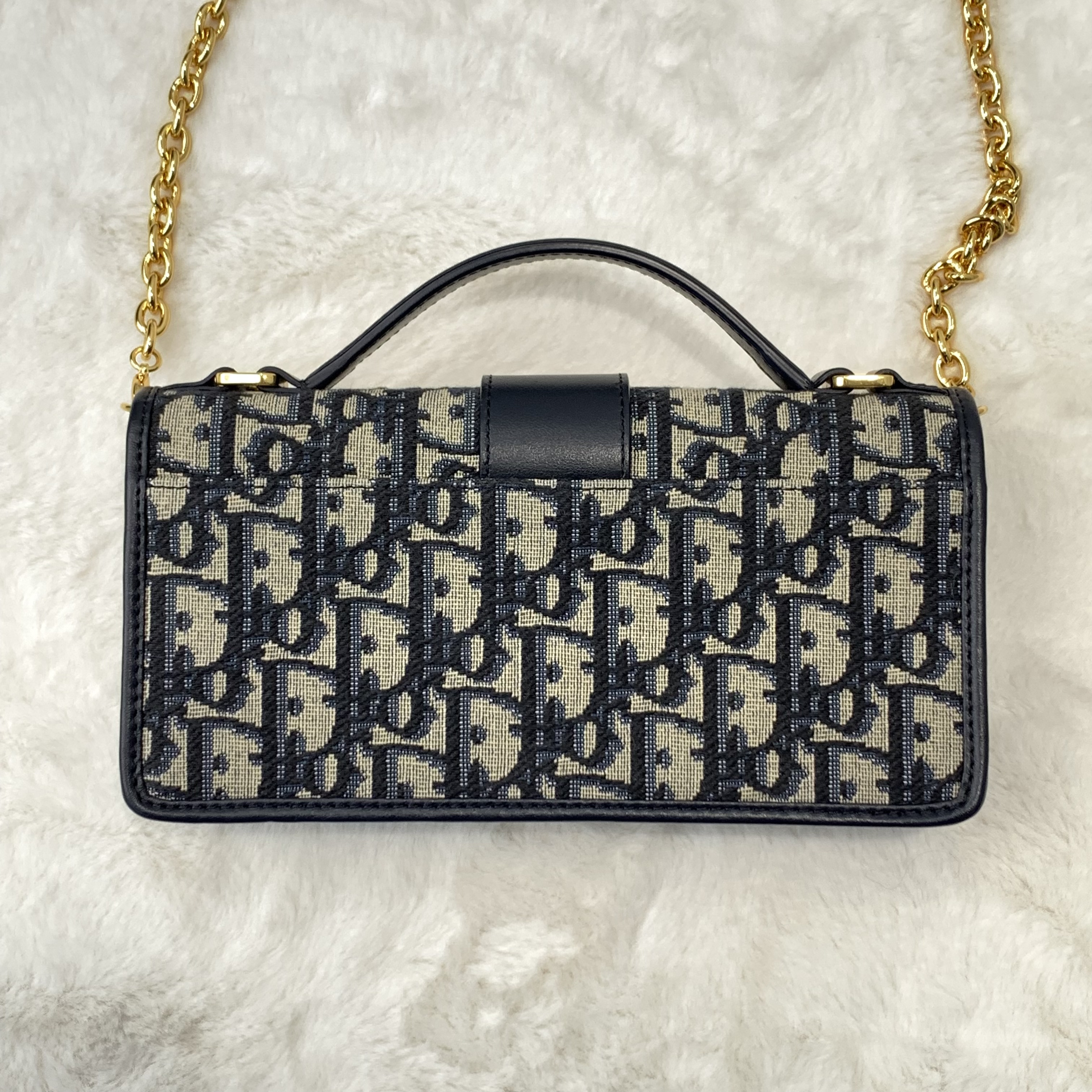 Dior Miss Montaigne Oblique手拿斜孭包 老花款經典🖤