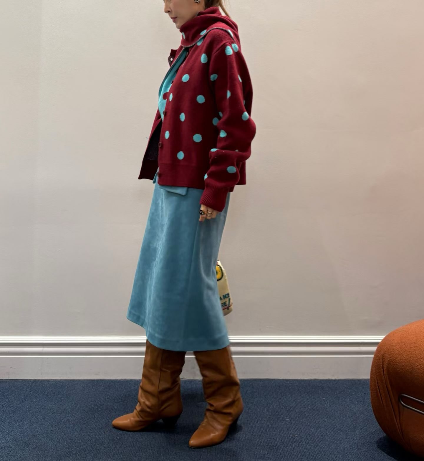 (2026FW) 2ND K - CARDIGAN WITH SCARF