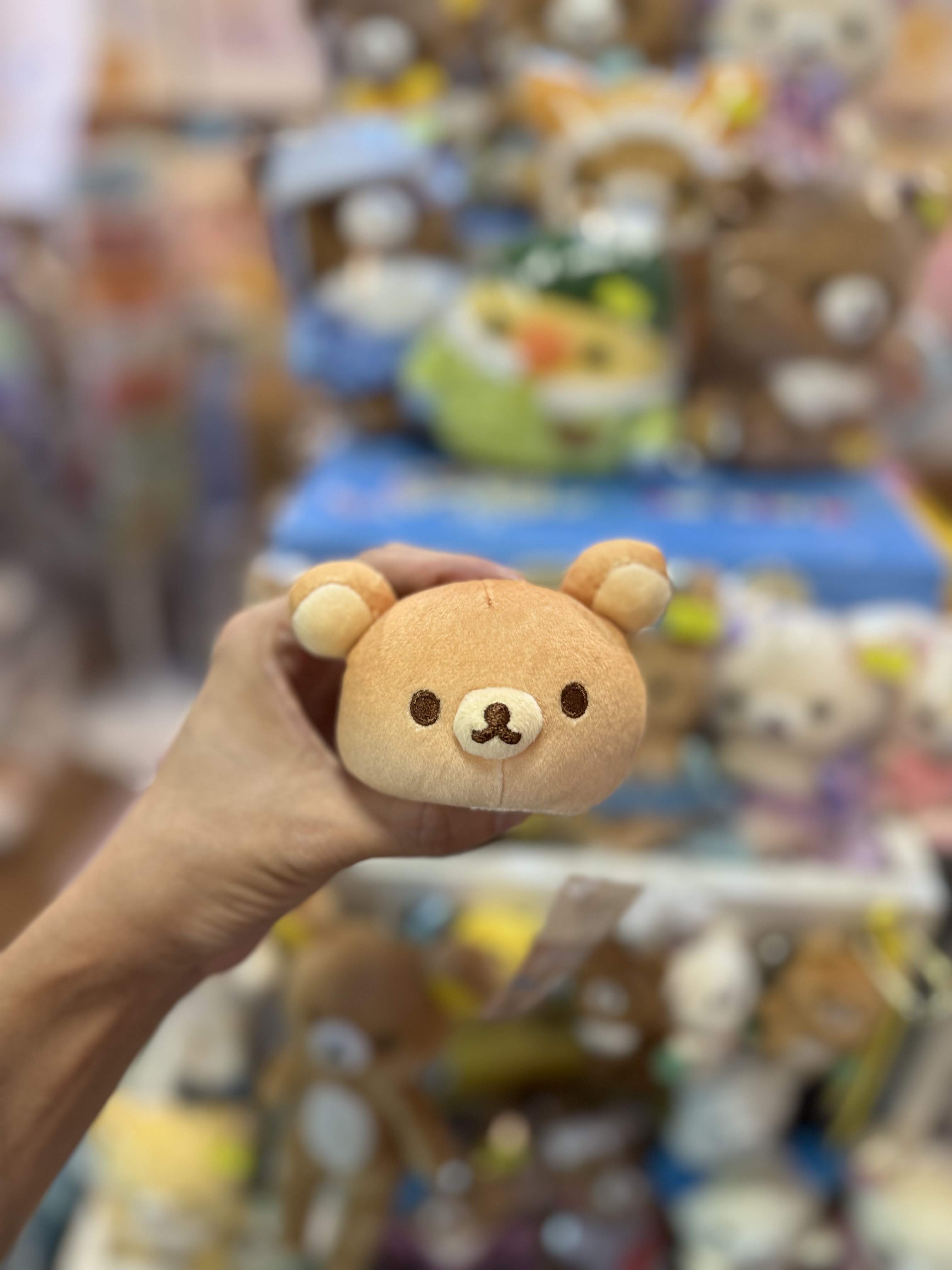 《現貨》全新Rilakkuma麪包造型頭型手玉公仔 Rilakkuma / 小熊