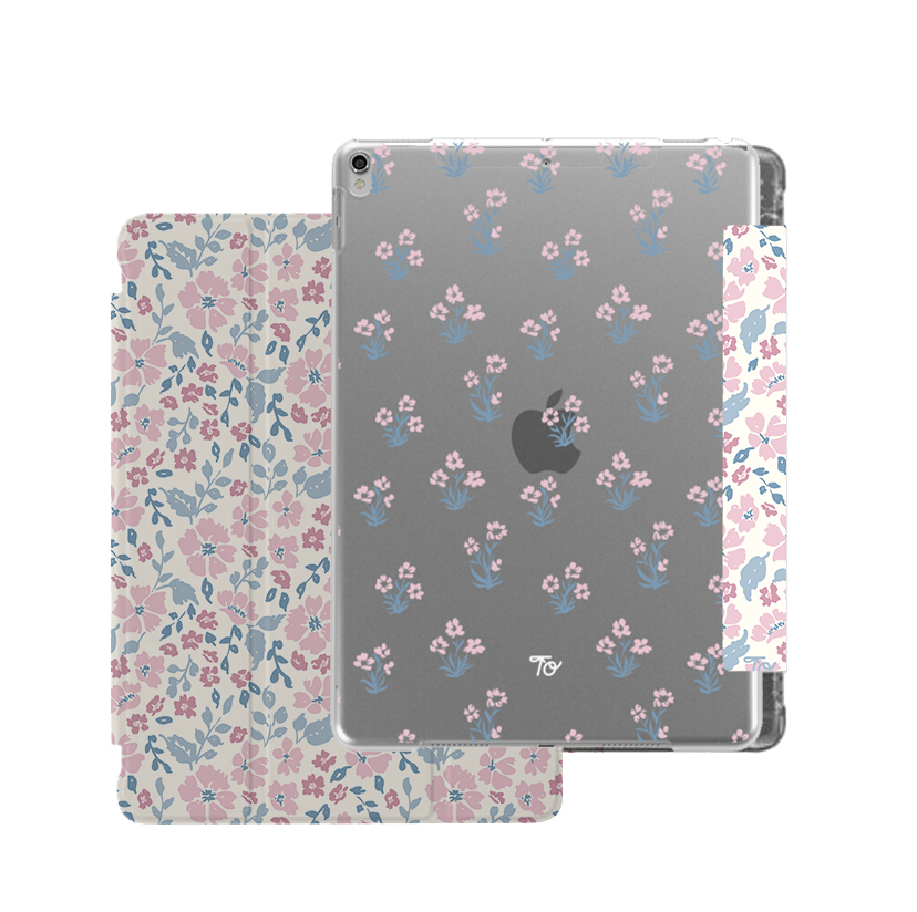 【FlowerBox VOL.40】透明磨砂書本式 iPad Case