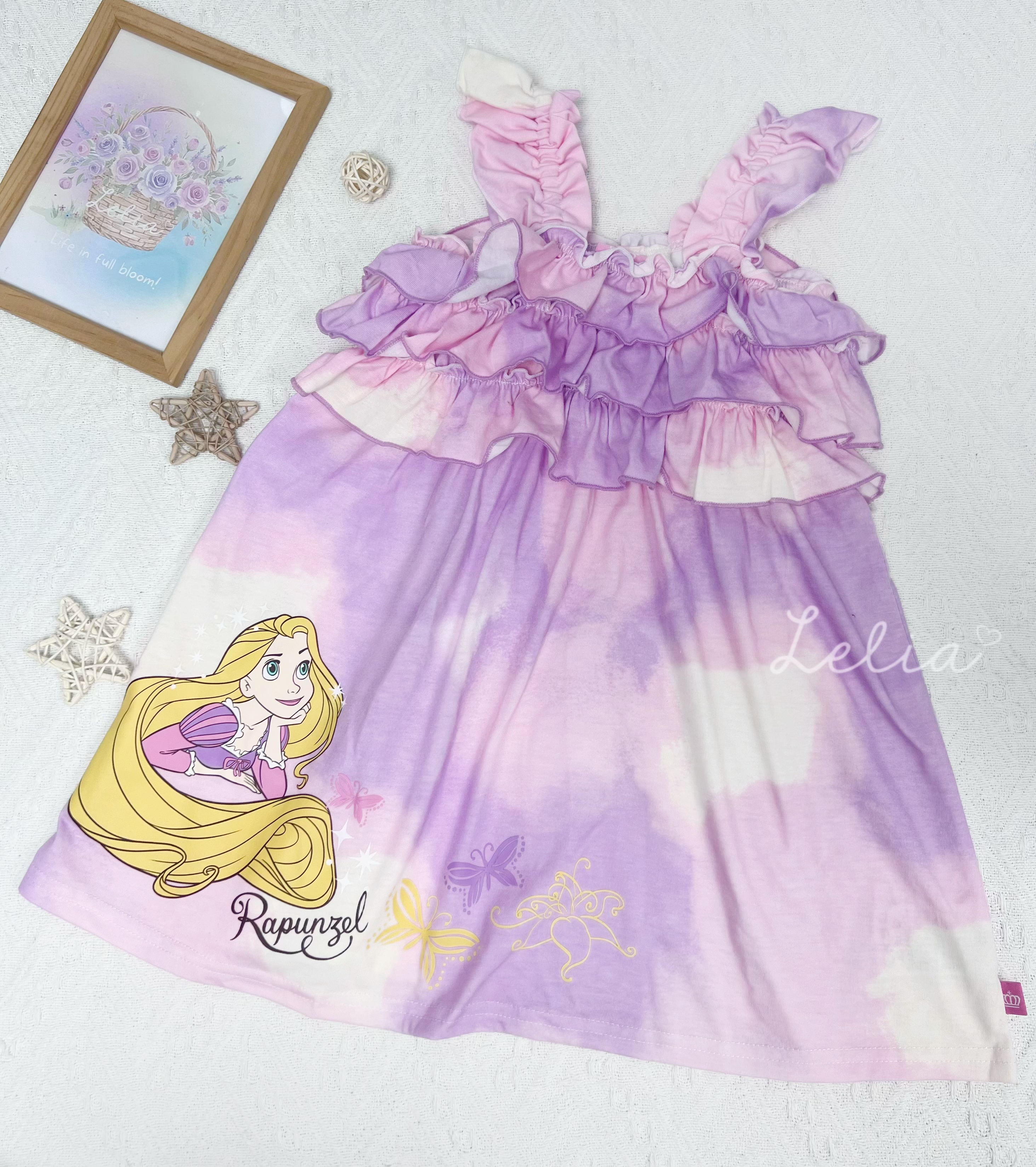 ▫️現貨▫️BabyDoll長髮公主連身裙Size100