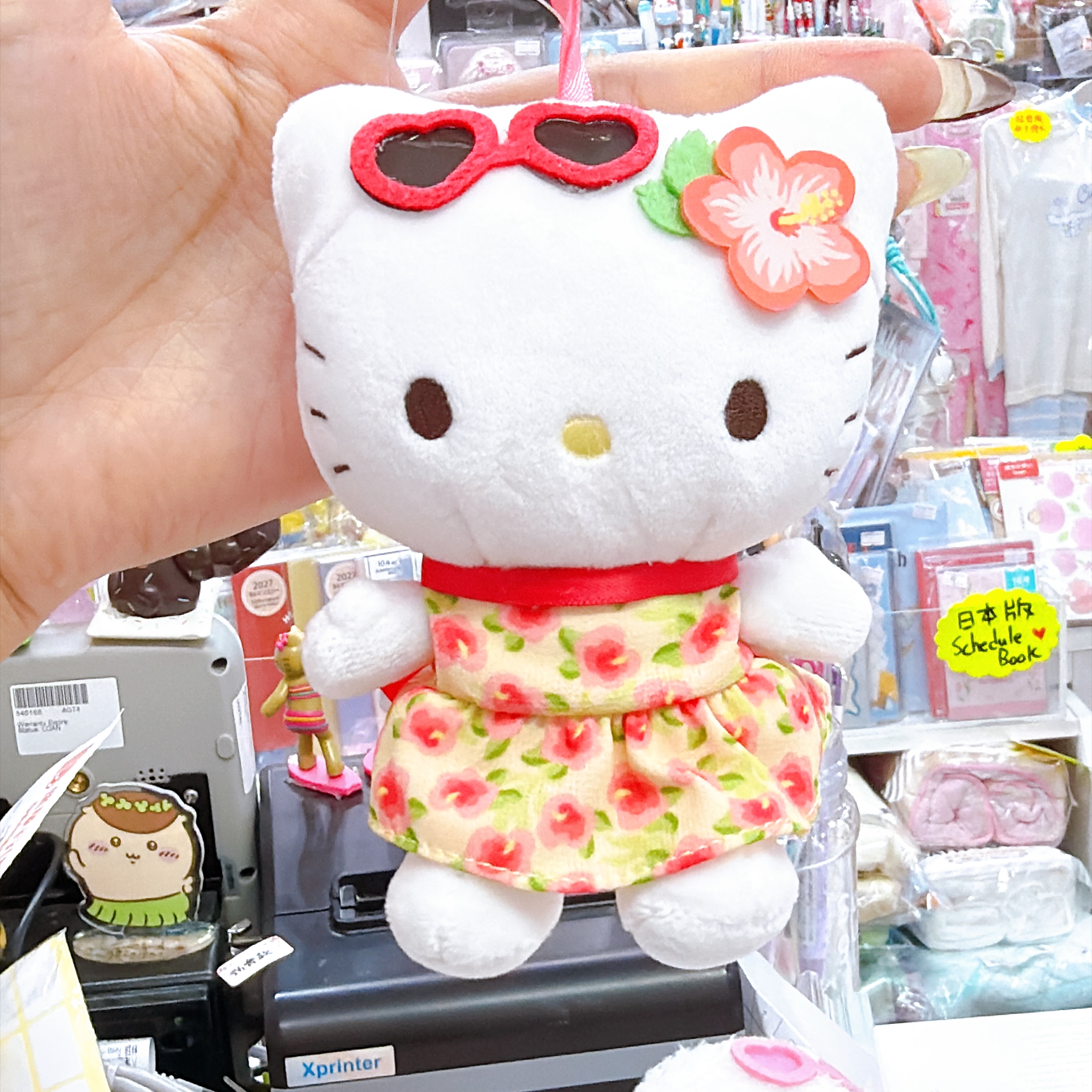 日本直送日本限定版sanrio夏威夷沙灘系列公仔掛飾