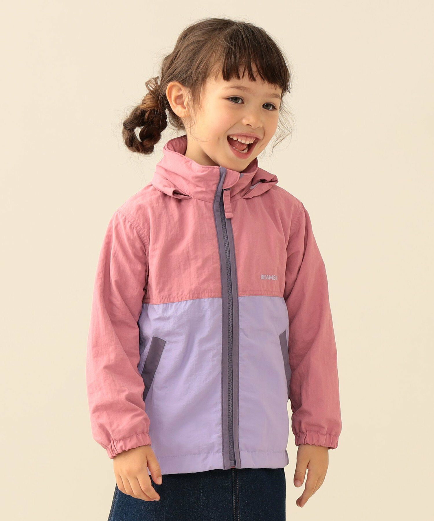 🆕【⭐訂購⭐】🌀 🇯🇵 日本直送 #BEAMS mini 網眼襯裡 尼龍 連帽風褸［2款選］🌀 [ELJA-0107][261112]