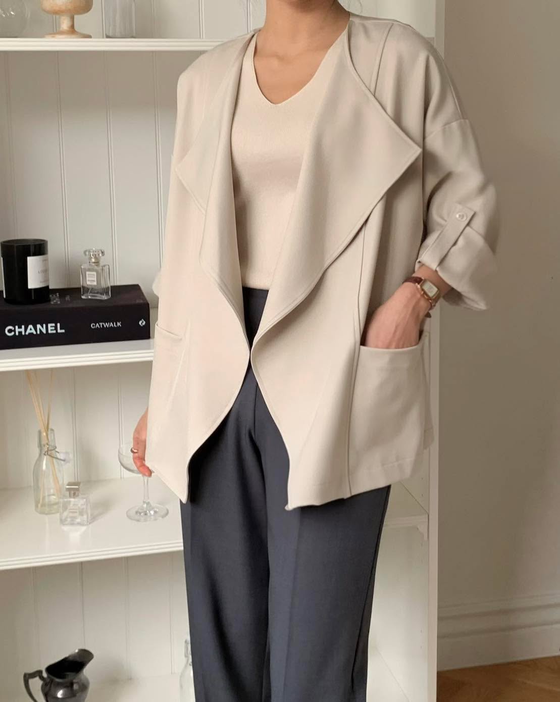 超高質得雪紡西裝褸
