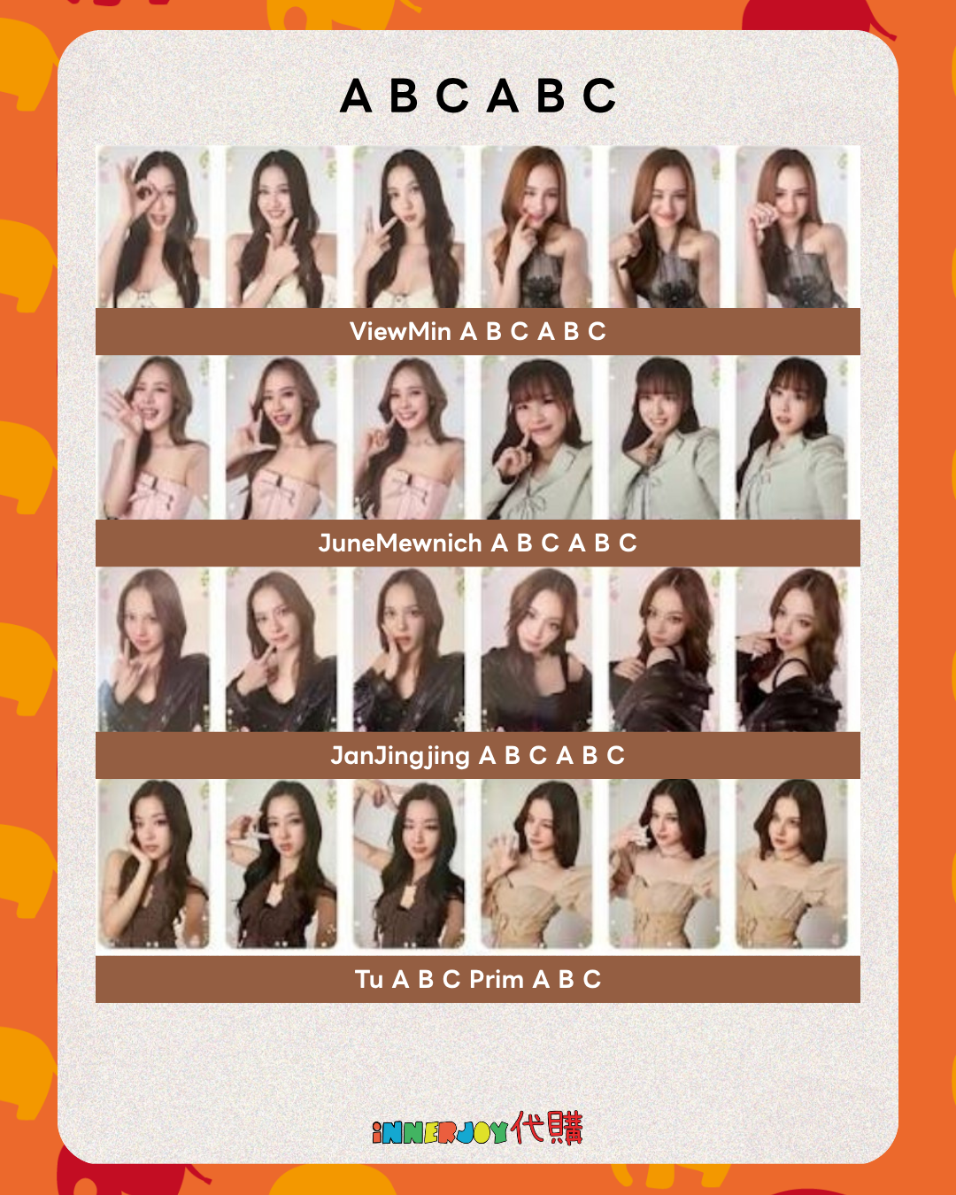 日本現貨（下單後30天到港）【女卡拆卡出售連結】 | GMMTV POP UP STORE IN TOKYO 2026 官方周邊