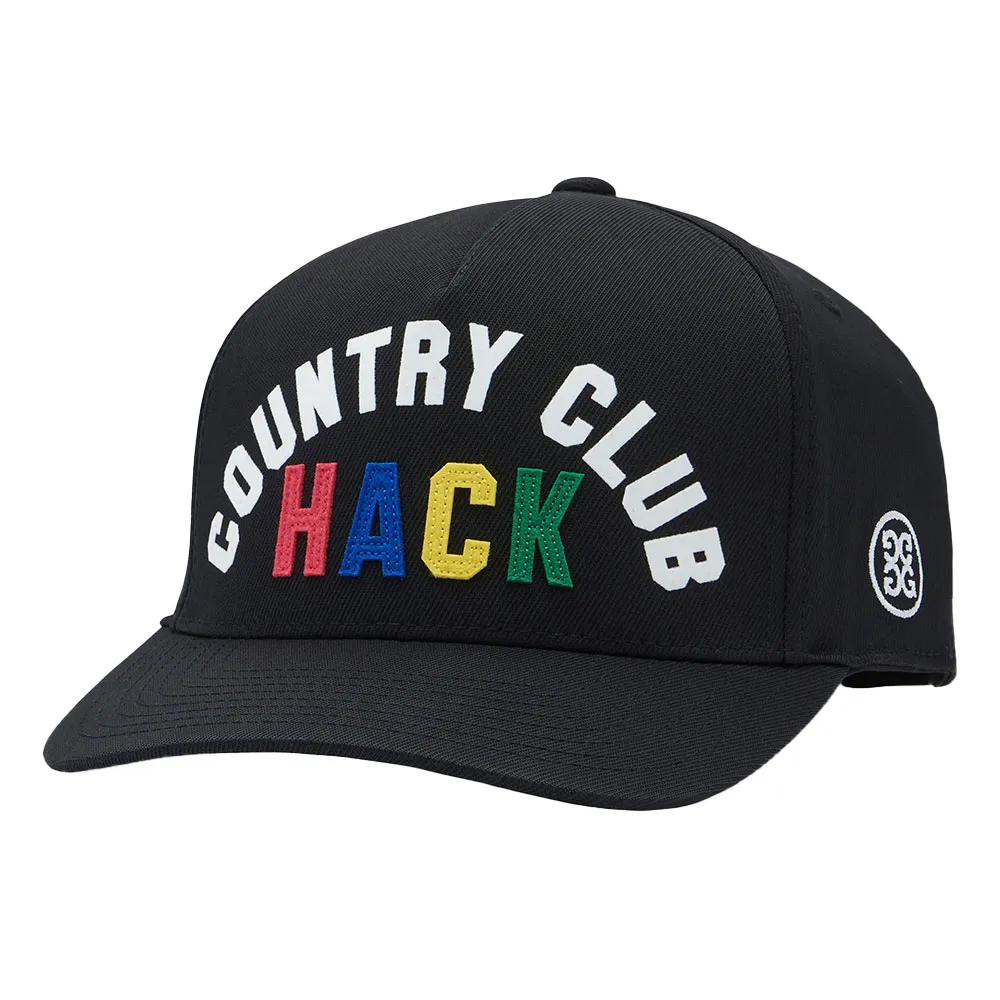 G/FORE COUNTRY CLUB HACK GOLF CAP - 黑