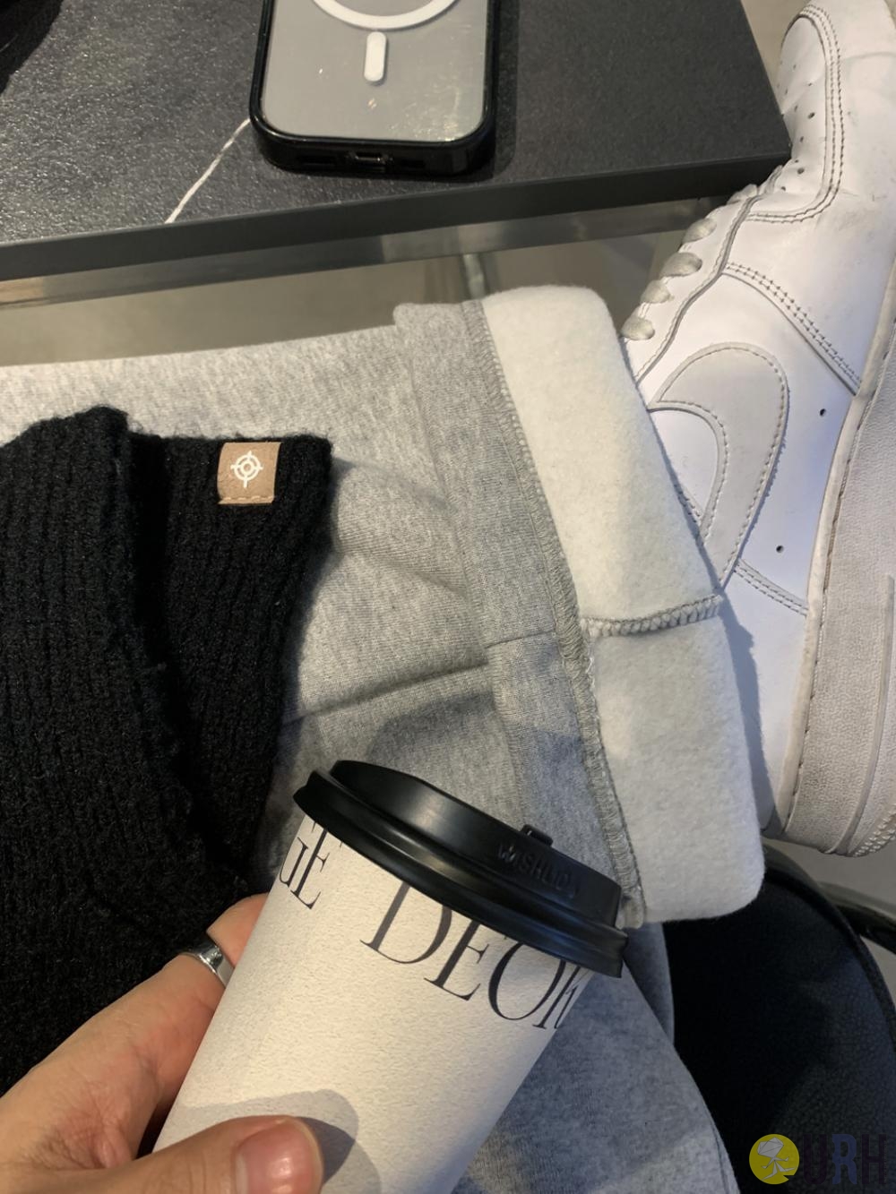 【100%保證韓國直送】USA Cotton 起毛 Wide Banding Pants [4 color] RL114685