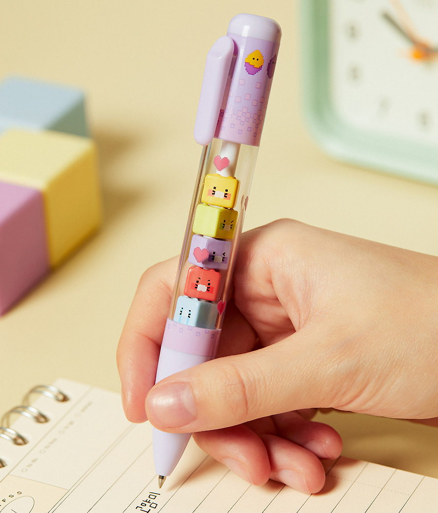 方塊春植 原子筆