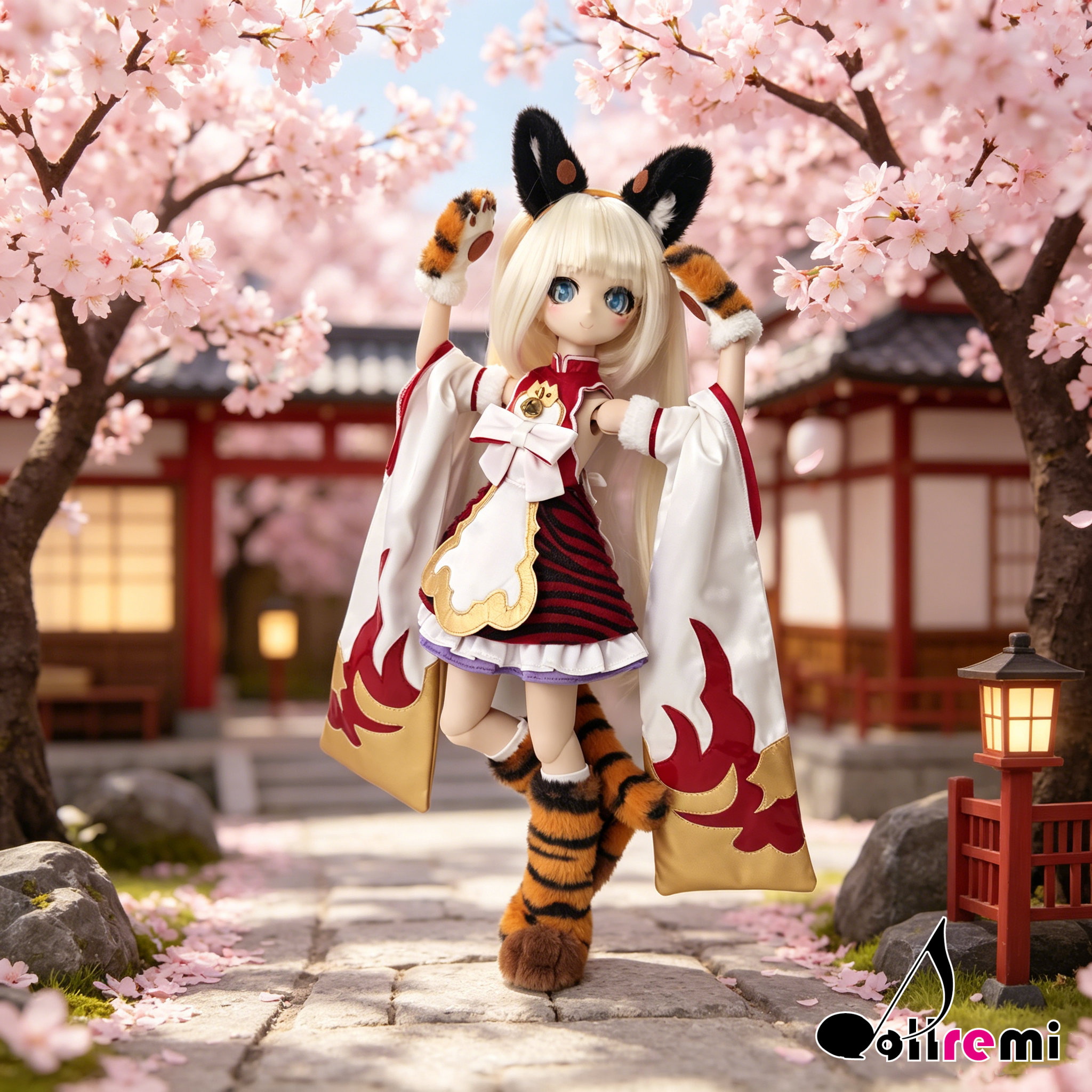 【dollremi】(DD0934) COS 碧藍幻想 Granblue Fantasy 虎神將 辛妲拉 Cidala - 黄桃 Huang