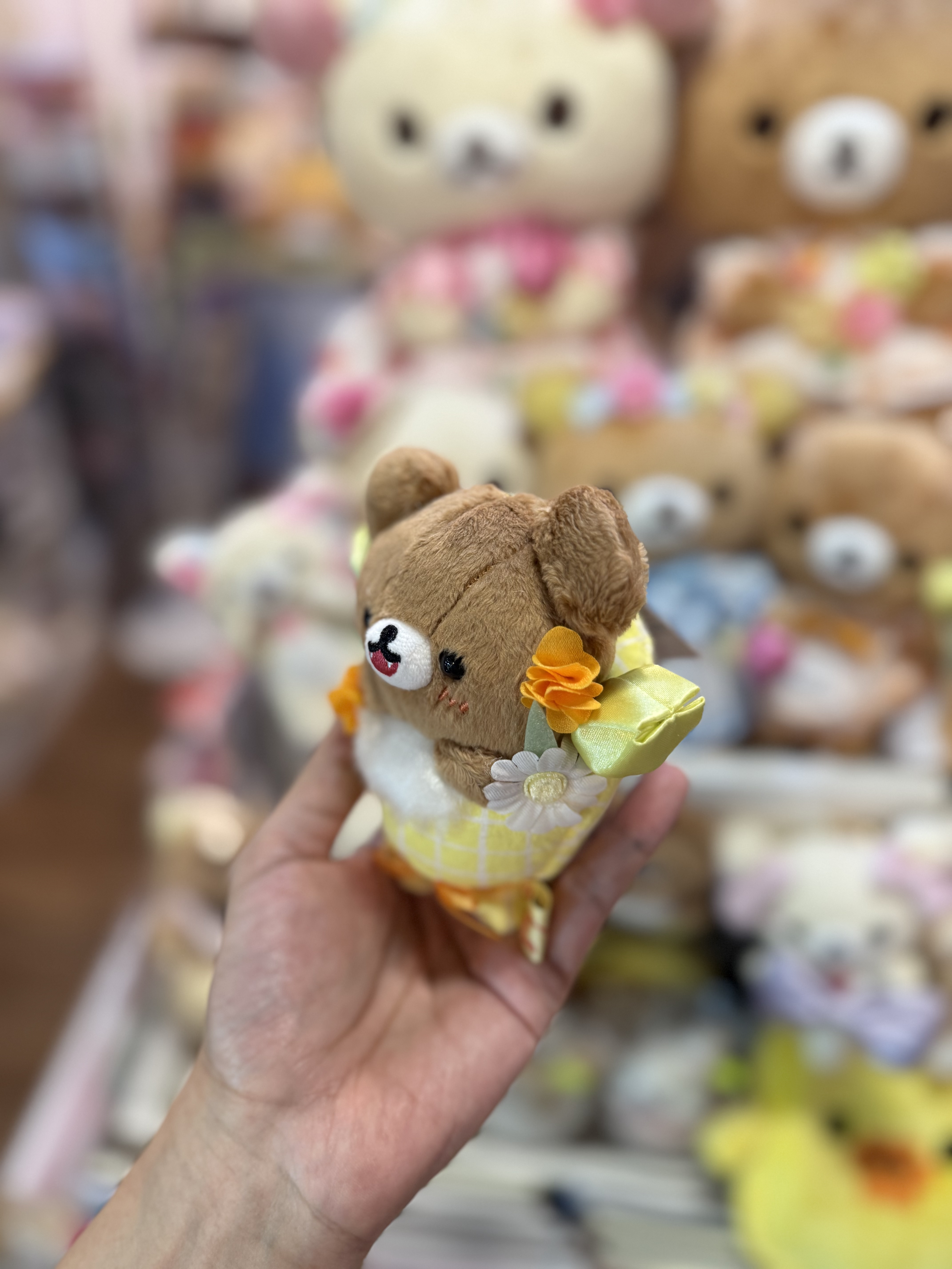 《現貨》全新日本專店限定 小熊10週年紀念花束造型掛飾