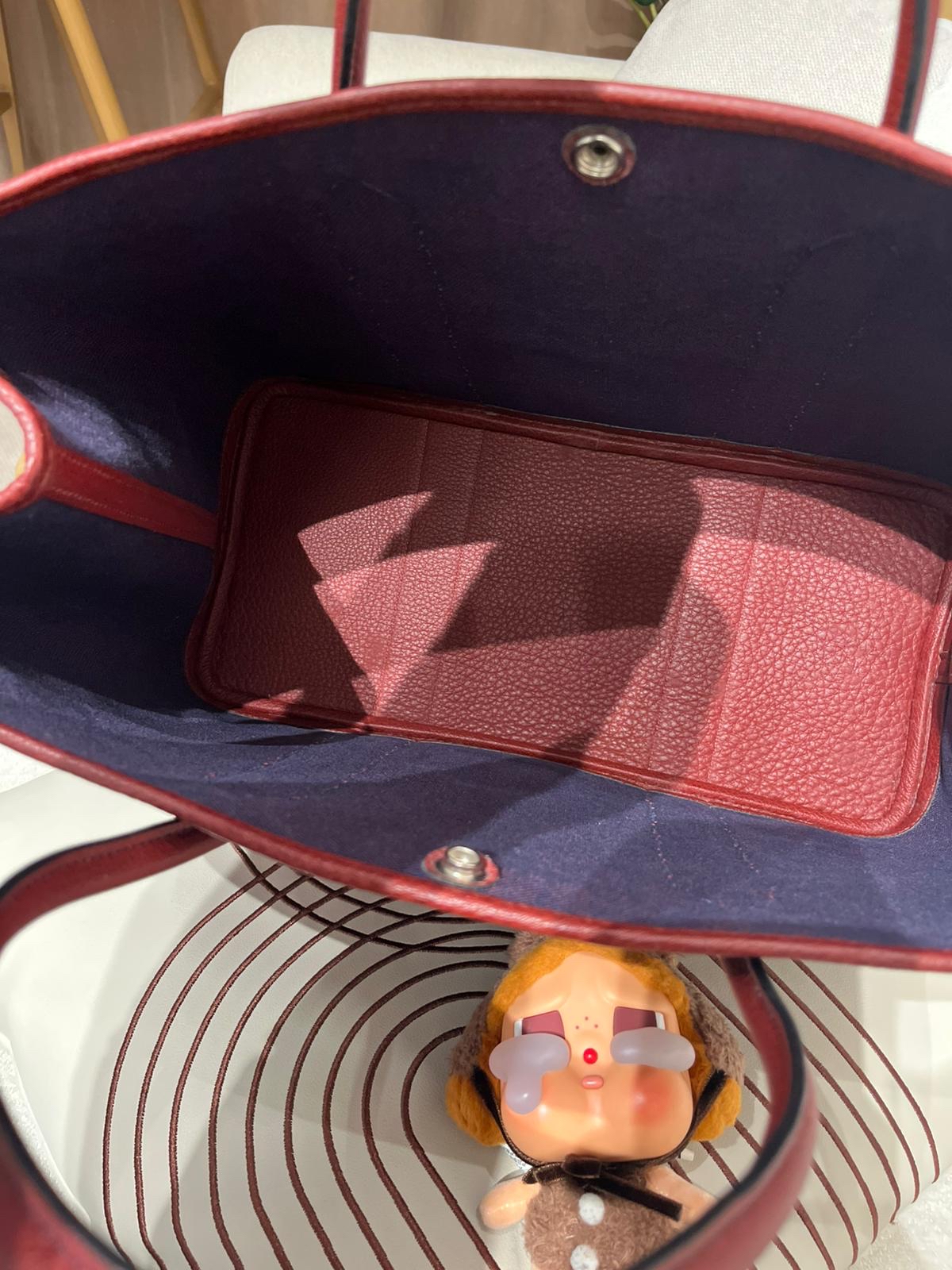 Hermes garden party 36 Stamp [Q] 100%Authentic ,95%new  ✅dust bag