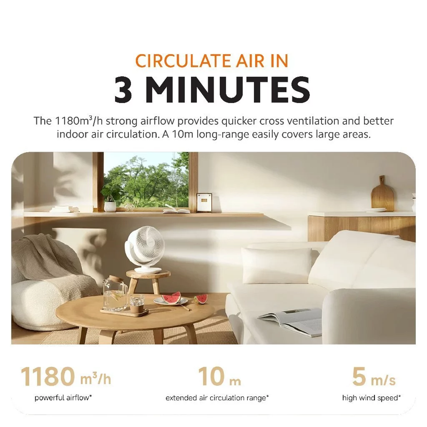 Xiaomi Smart Desktop Air Circulation Fan (BHR9872EU)