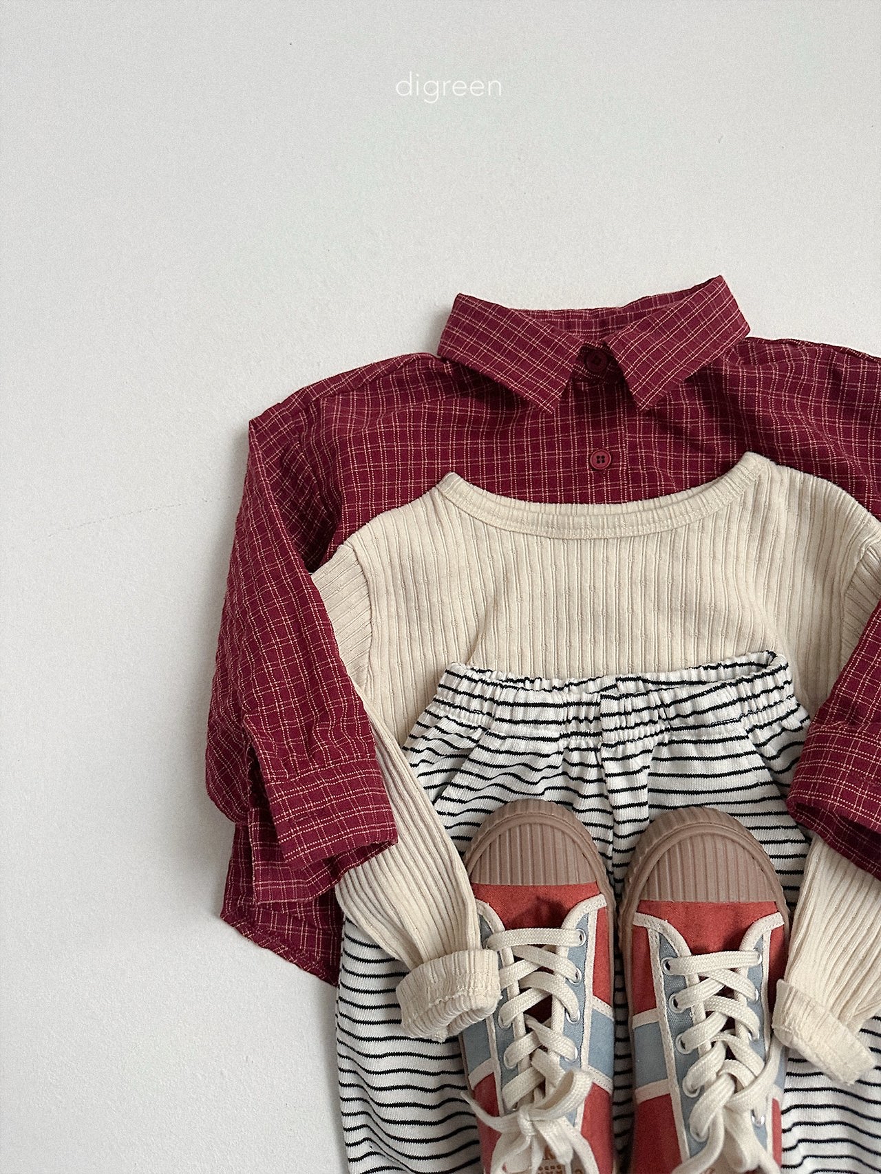 Digreen | picnic check shirt 
