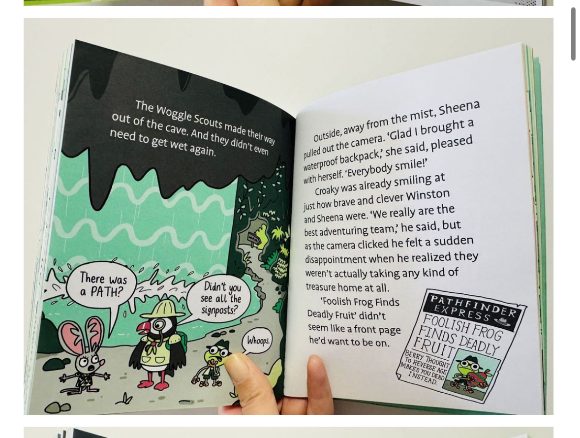 Oxford 正版《青蛙Croaky冒險初章書》套裝 來自🇬🇧英國非常受歡迎的童書作家！ 獲英國2024年最受兒童喜愛的主題書籍  ✅非常厚3冊書！單冊120頁左右！