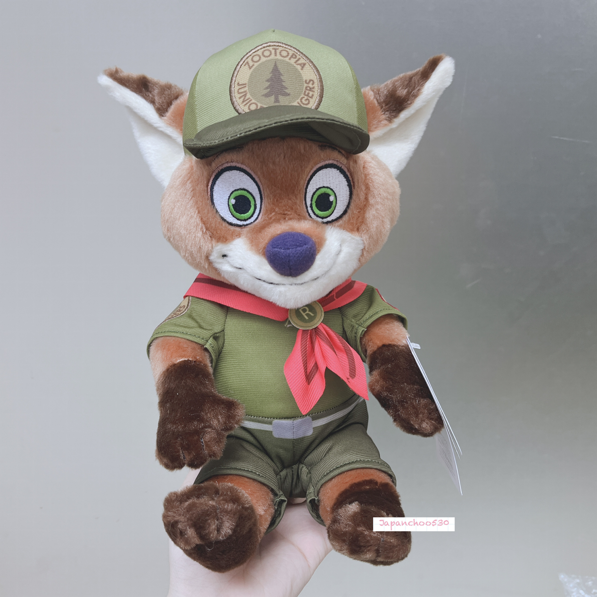 日本預訂📍日本Zootopia童軍造型Nick公仔 不包郵