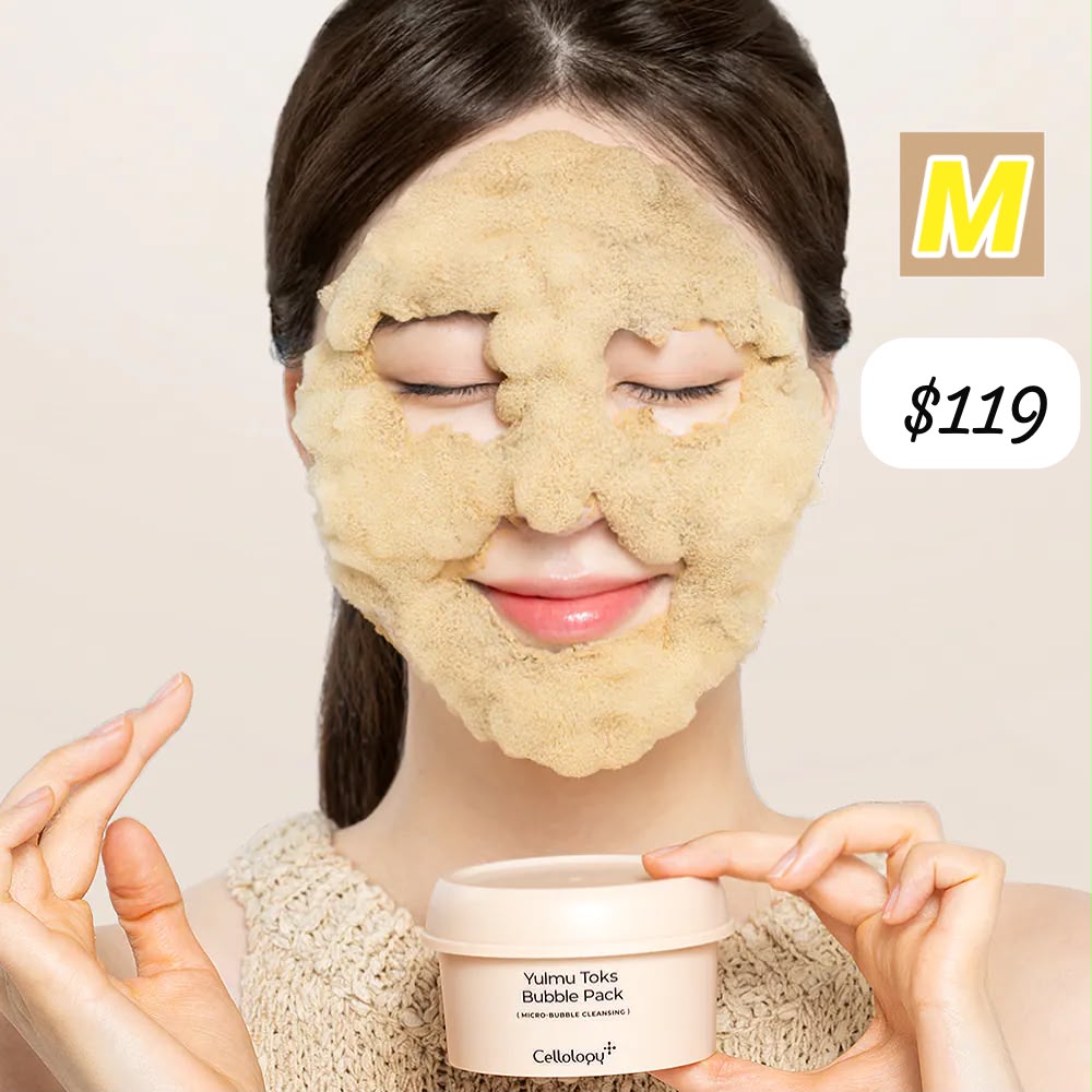 M-2609-Cellology薏仁泡泡化潔面膜100g-10月尾到貨