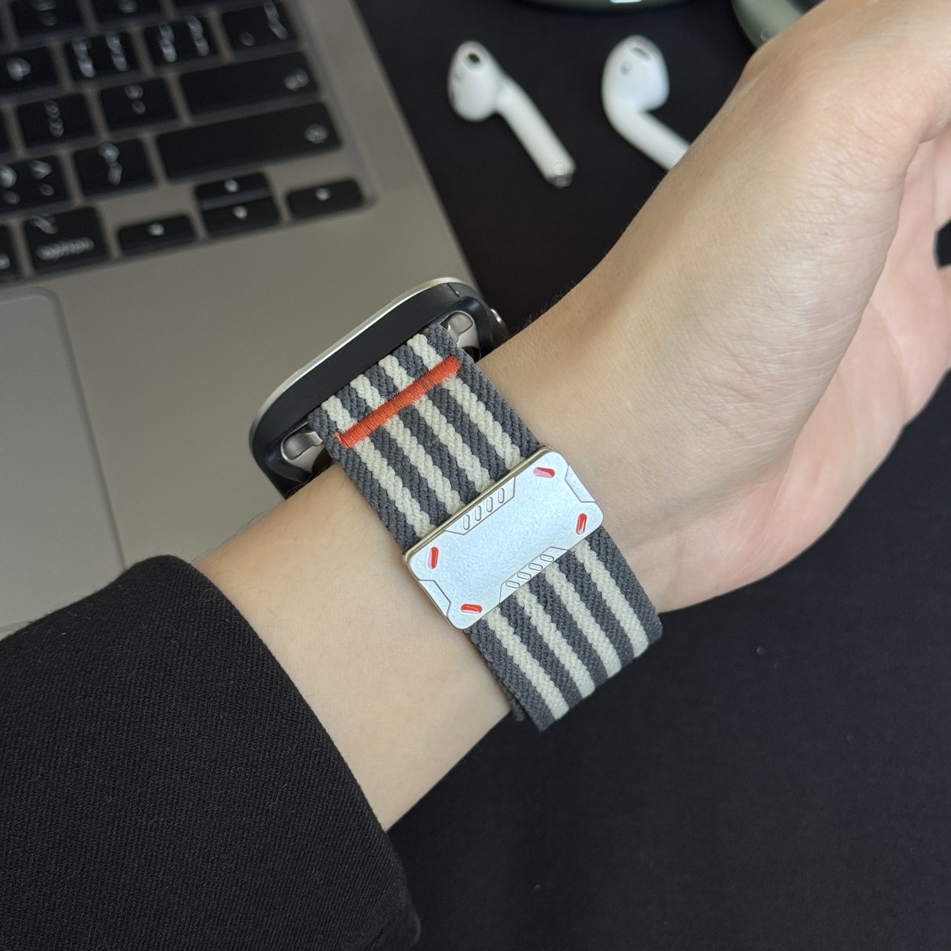 智能手錶帶 機甲工裝磁性扣系列