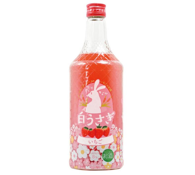松井酒造 - 「白兔 草莓」利口酒  Tottori Liqueur Shiro Usagi Strawberry (1 x 12 x 700ml)
