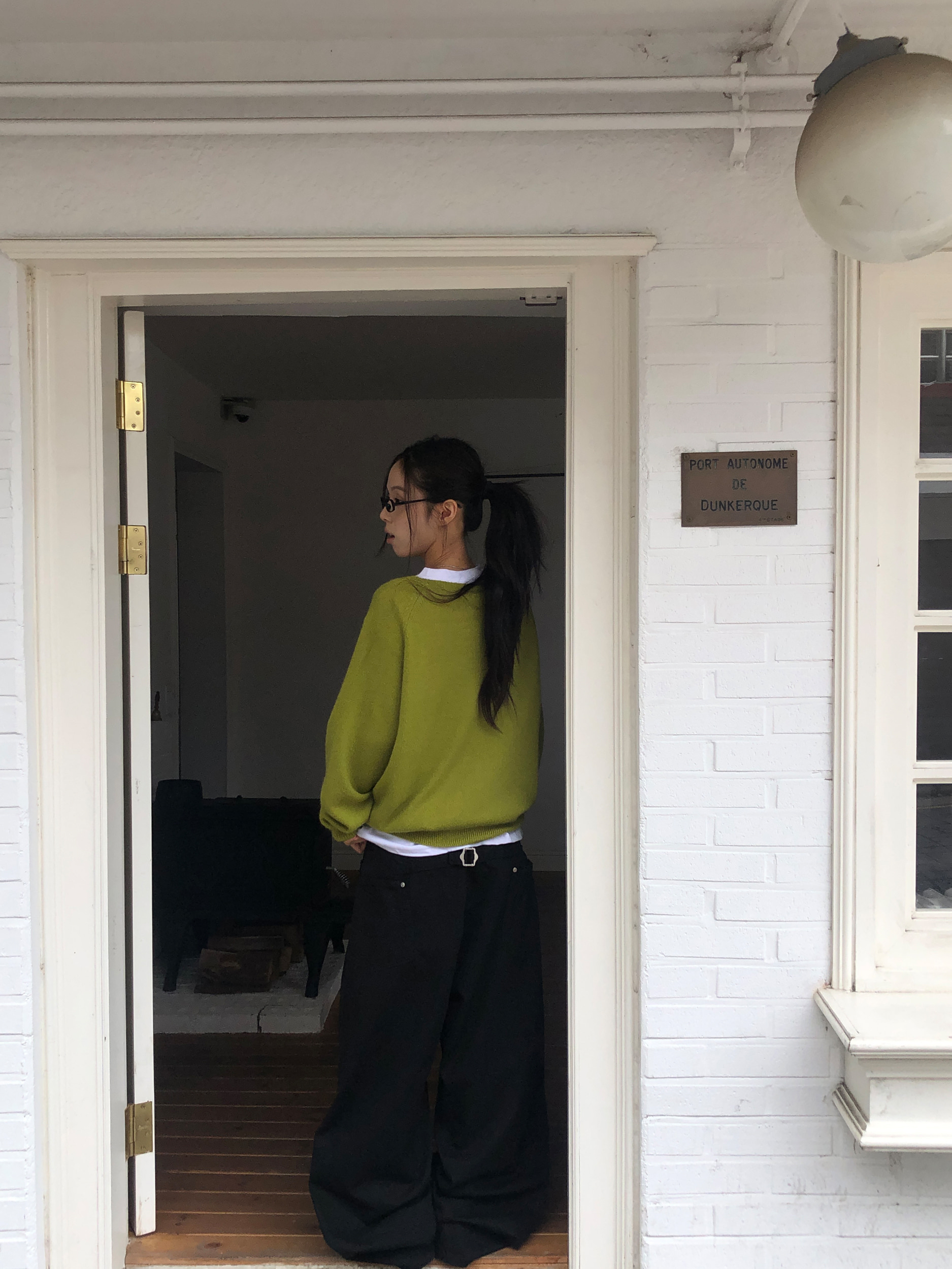 Side Pocket Wide-Leg Pants
