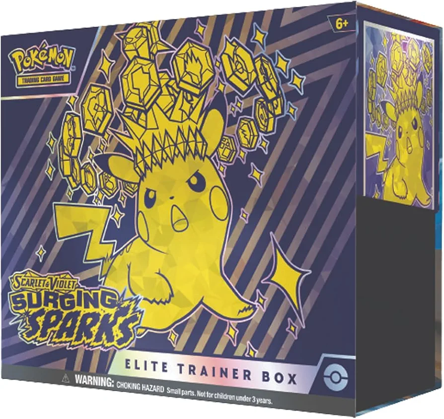 Pokemon Trading Card Game Scarlet Violet Surging Spaks Pokemon Center Elite Trainer Box SV8