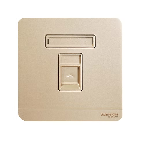 施耐德 AvatarOn 沉醉金 單位 CAT3電話插座