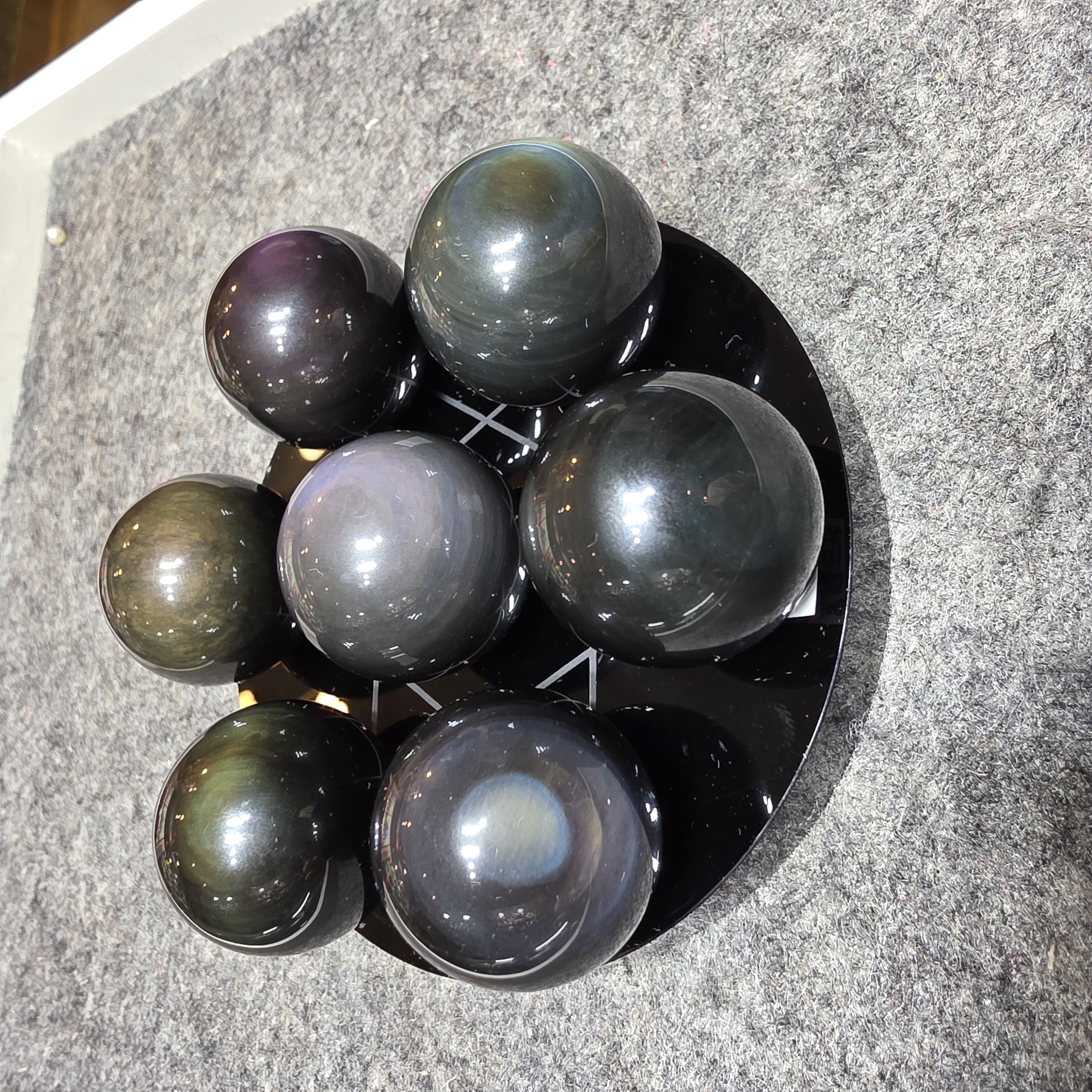 黑曜石球七星陣
