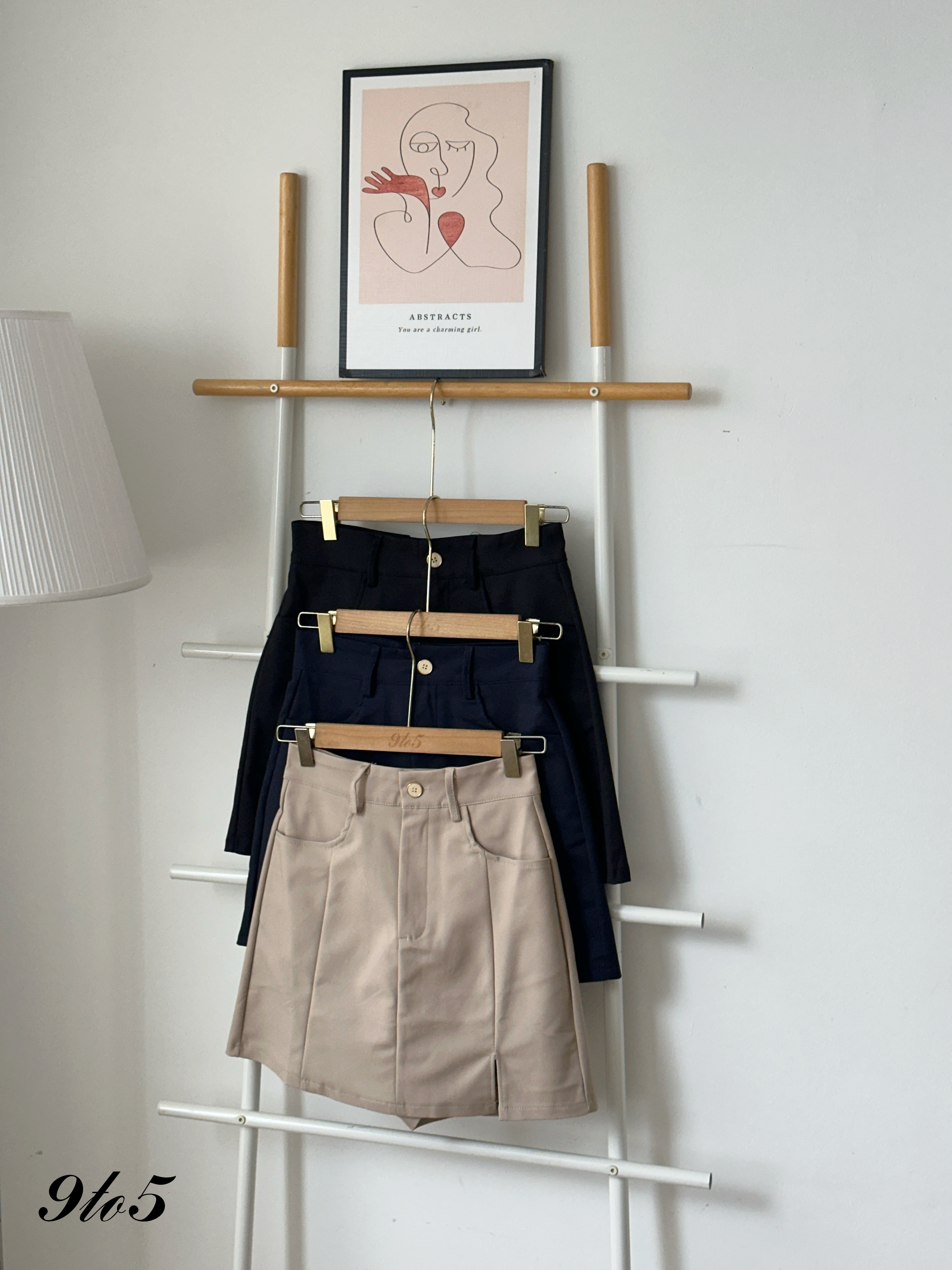 S1896 A Line Short Skort - 3 Colors 