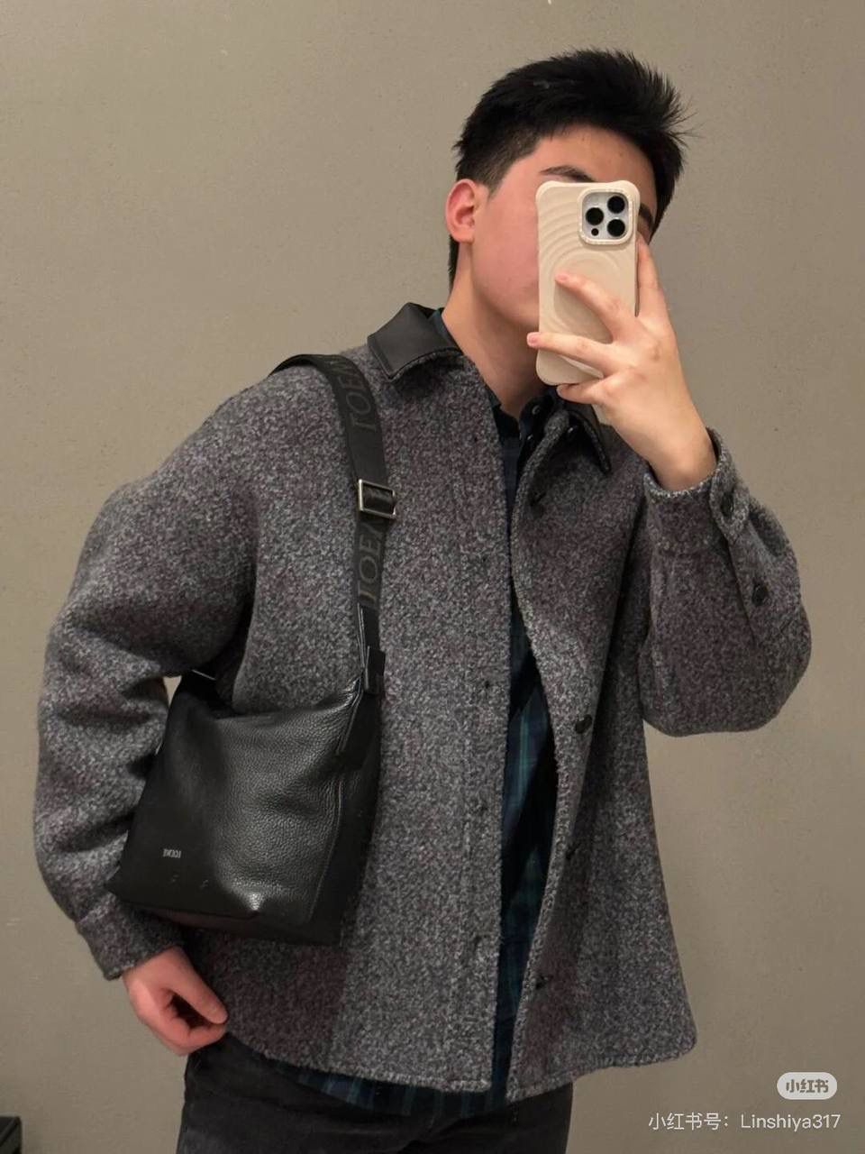 Loewe 罗意威 Font Tote 托特包 男女通用 时尚休闲 单肩斜挎大容量手提包