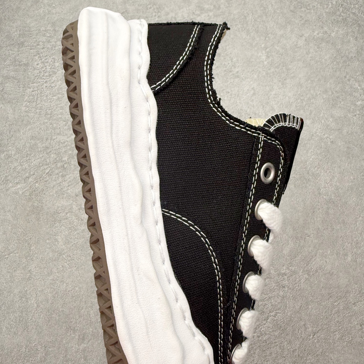 Maison Mihara Yasuhiro MMY "Hank" OG Sole Canvas Low-top Sneaker