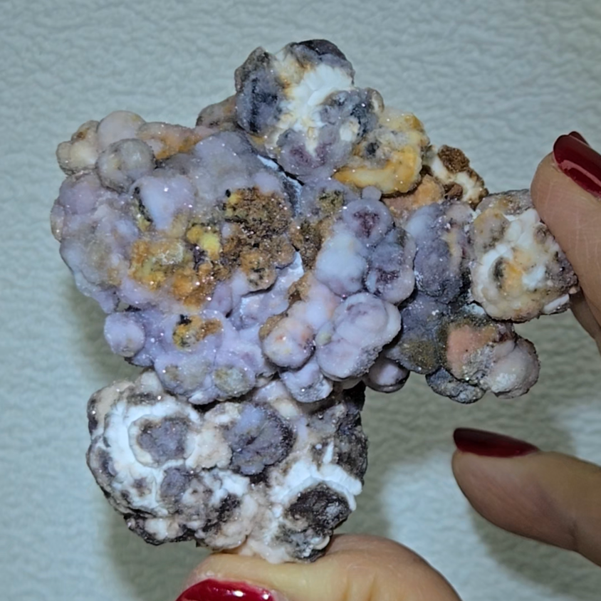 Lavender popcorn selenite - SEL38