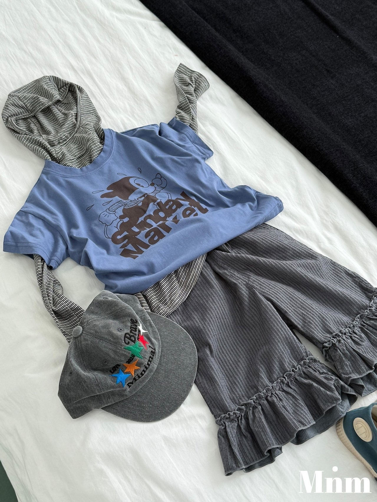 Mnm | Striped Hoodie