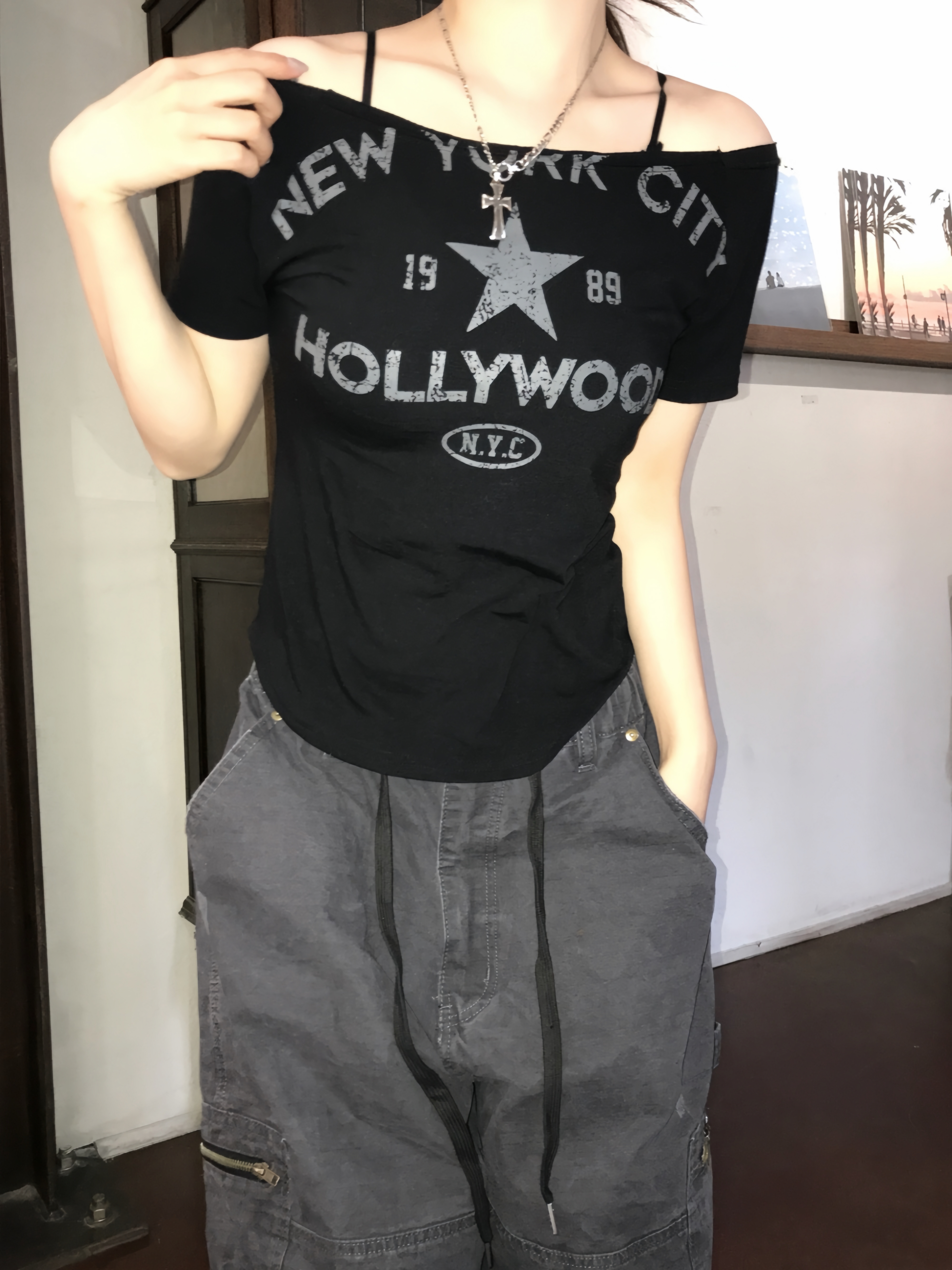 Vintage Wash Star Graphic Tee