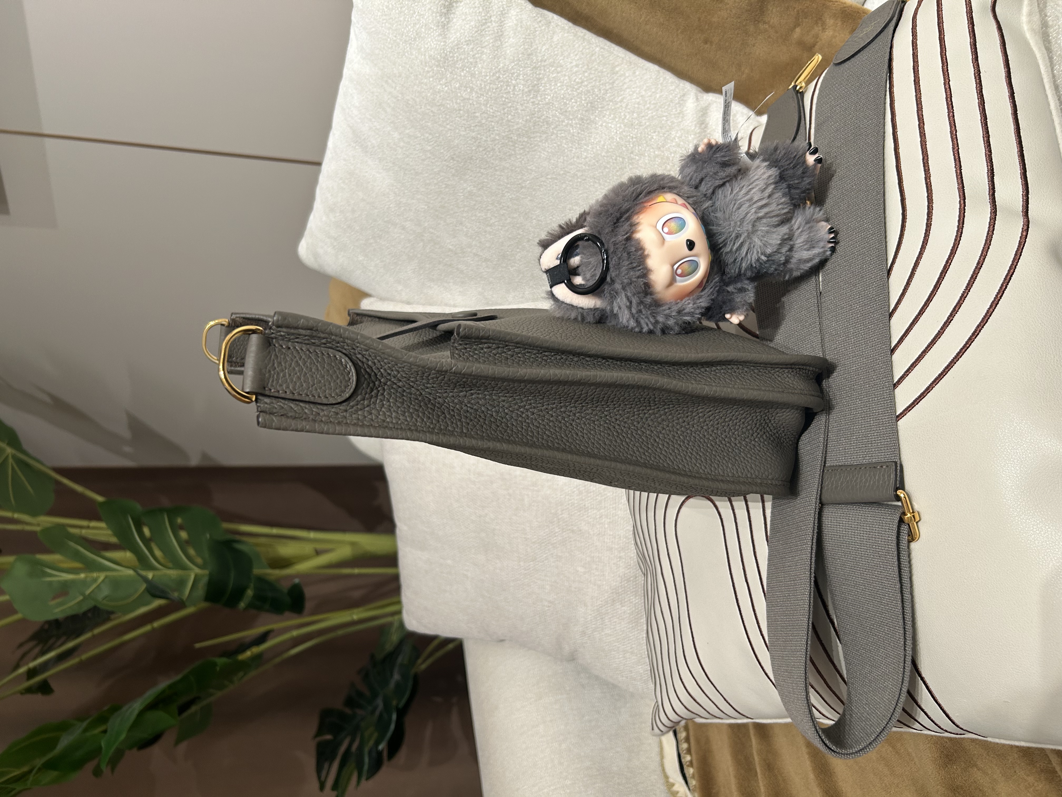 Hermes Evelyne 29 Stamp C 錫器灰 100%Authentic, 98%New ✅Dust bag